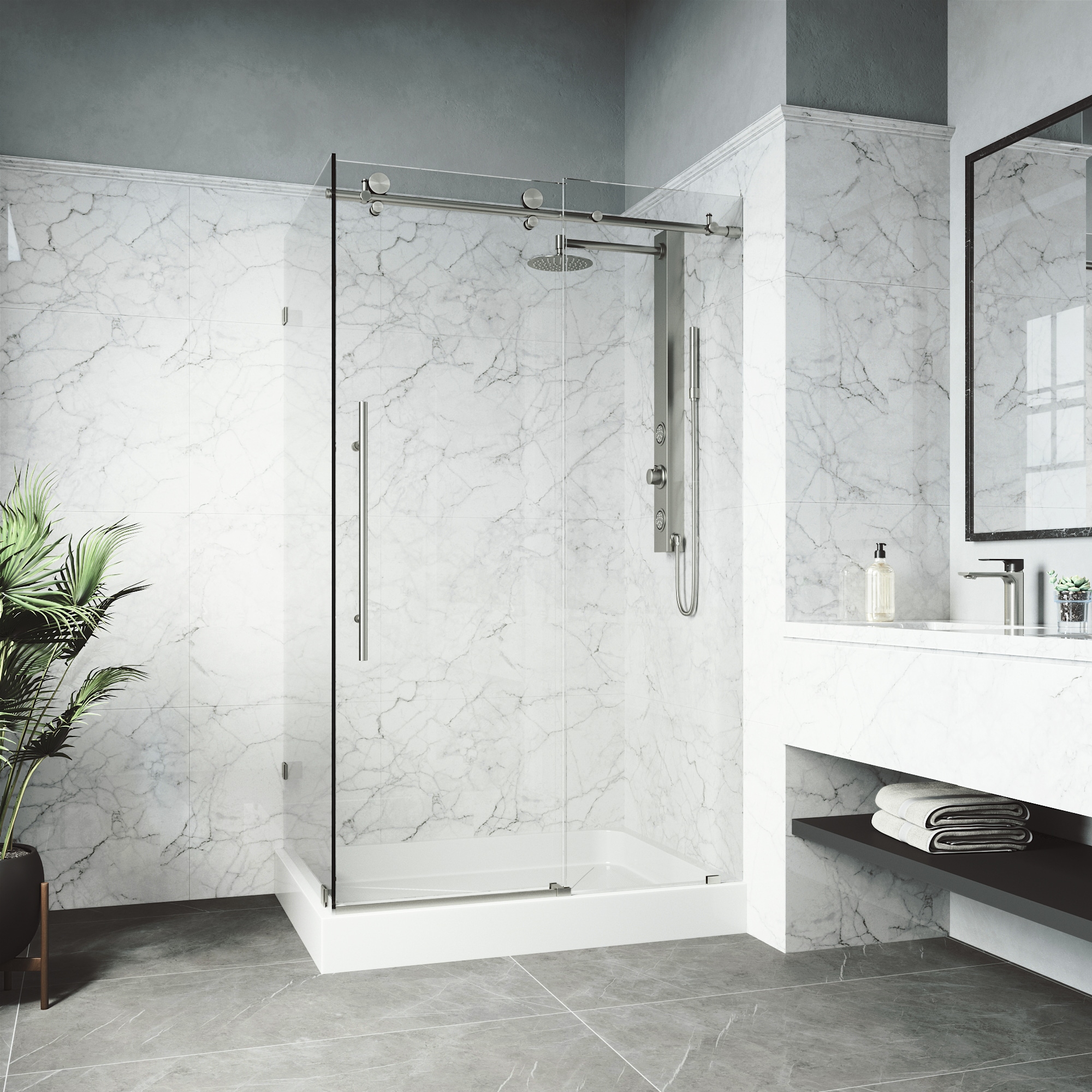 VIGO VG6053STCL48WR Alcove-Shower-Kit - View #4