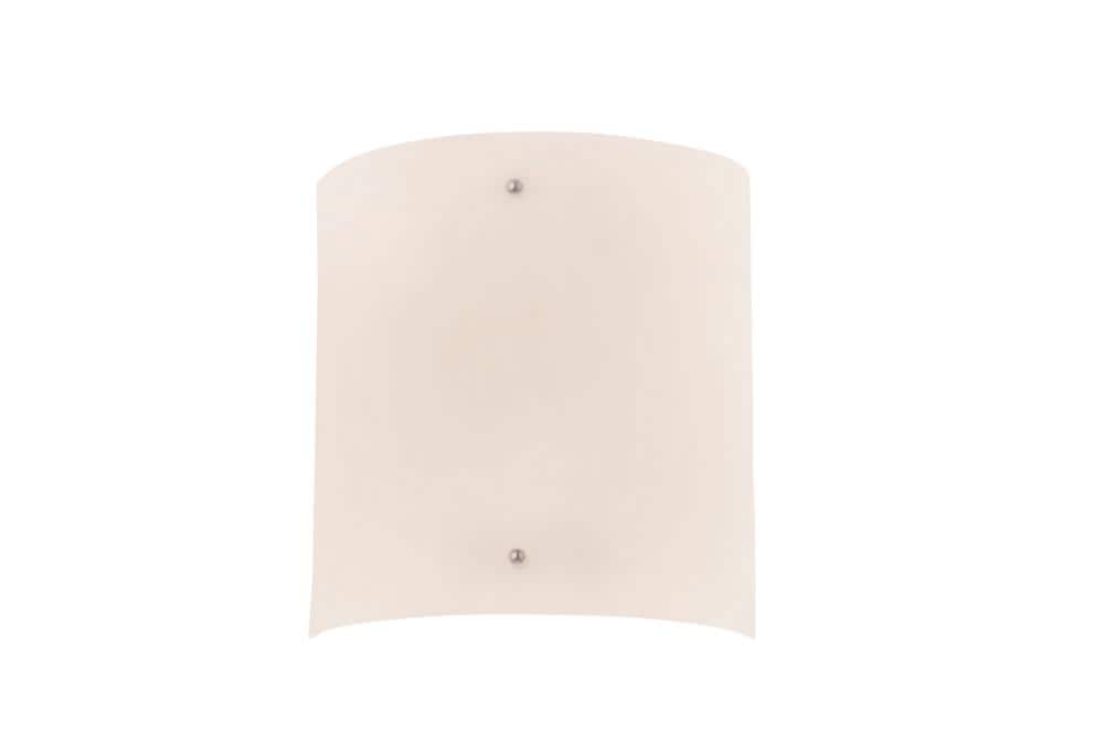 Design House 578575 Grafton 10-in W 1 -Light Satin Nickel Integrated LED Wall Sconce