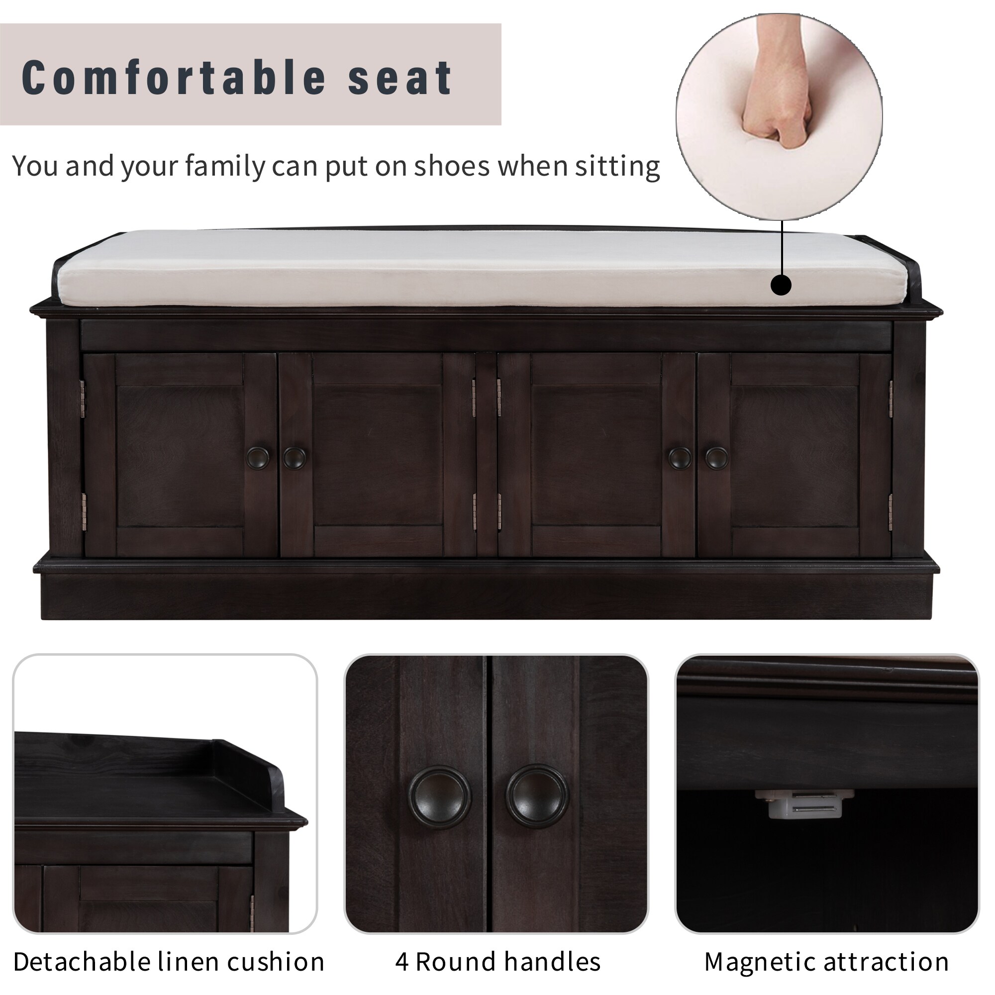 ModernLuxe WF284227AAP bench - View #2
