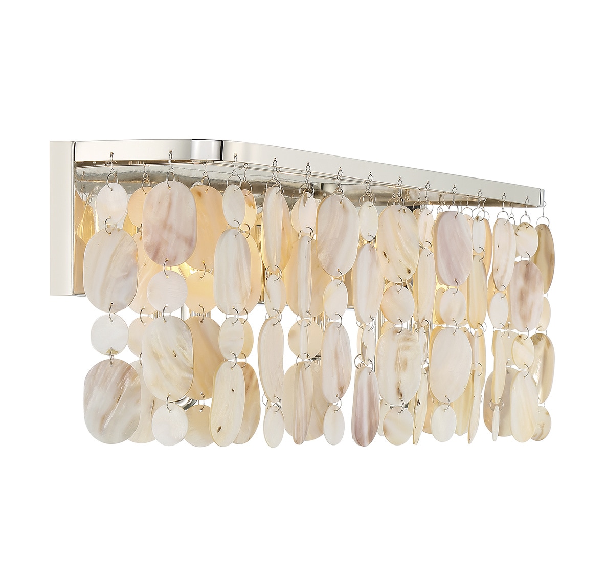 Meridian Lite Trends M80049PN Meridian 22-in 3 -Light Polished Chrome Transitional Vanity light