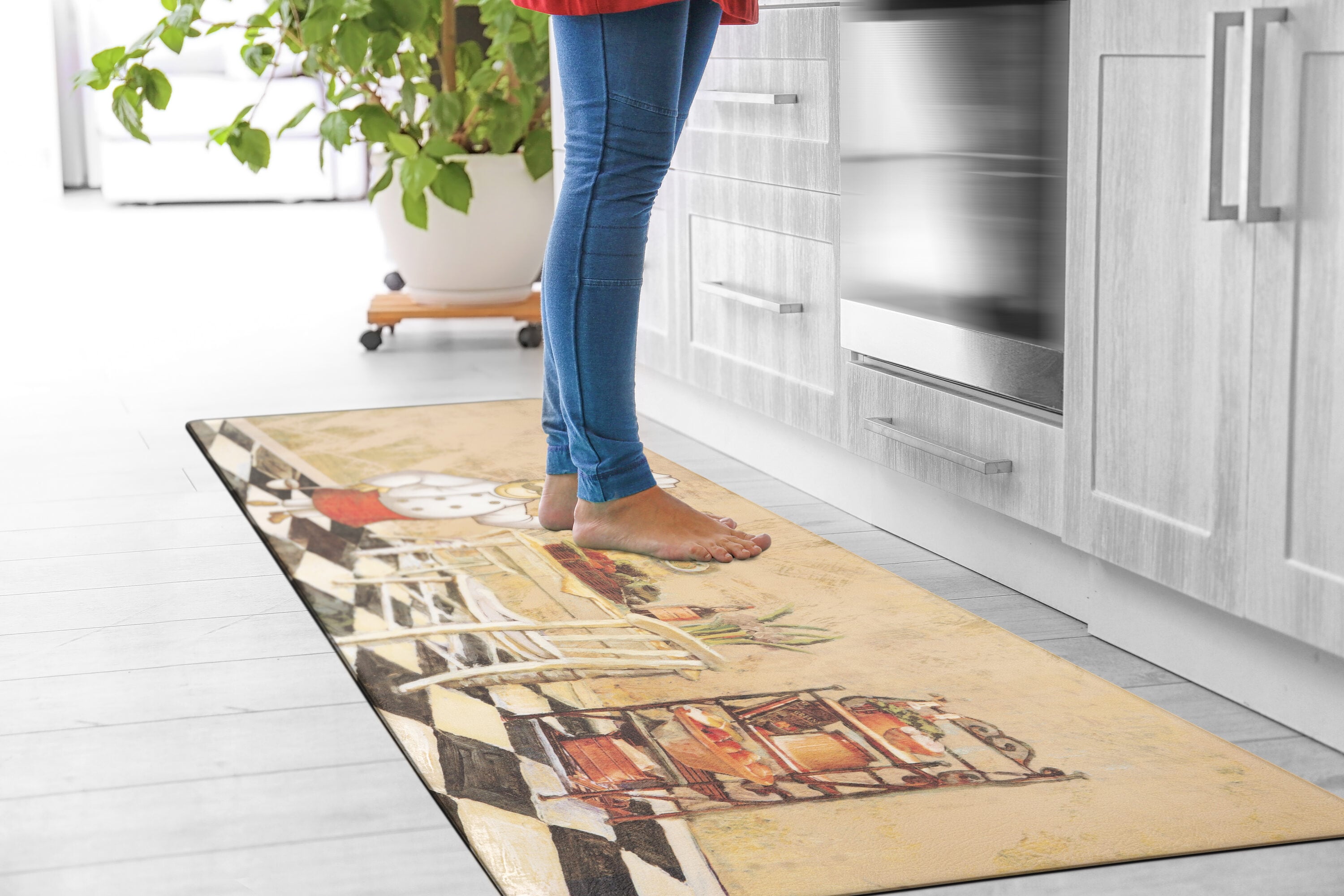 World Rug Gallery 853MULTI18X47 Mats-Cat - View #5