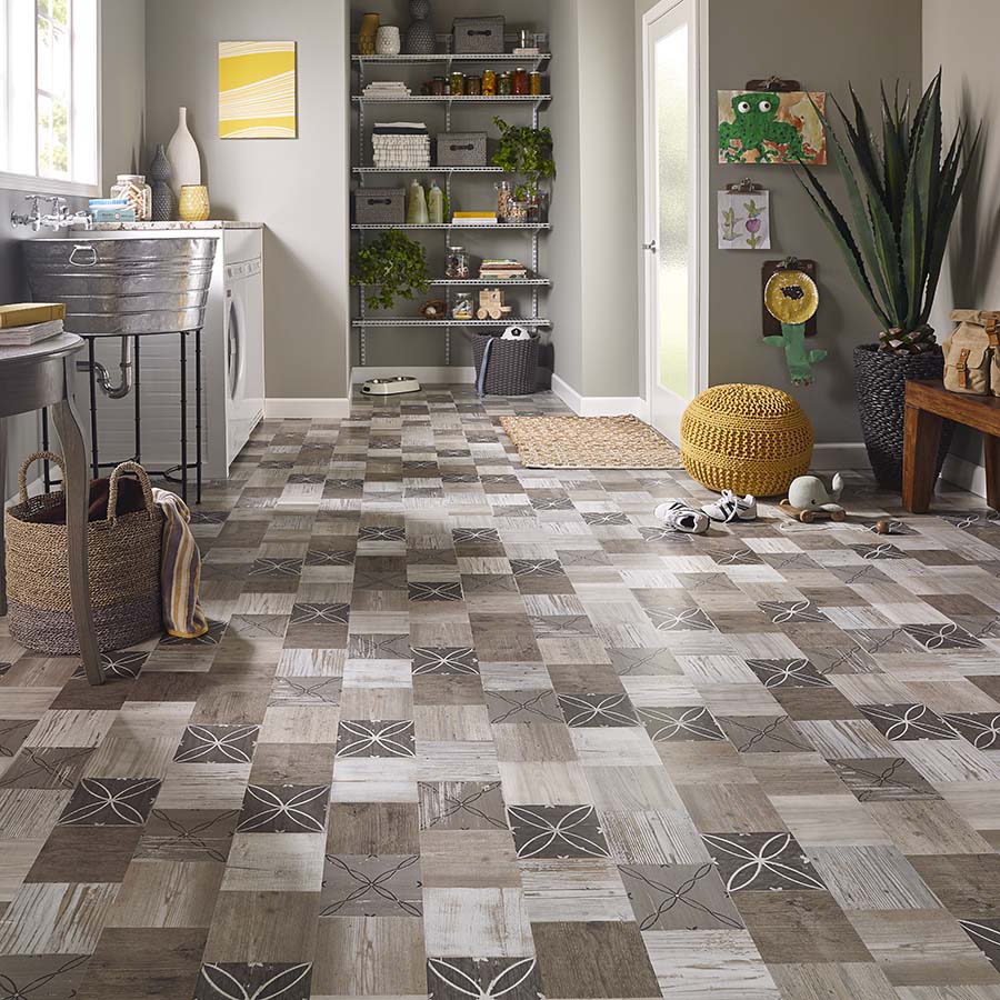 Pergo MAX Premier Crestwood Tile Look Laminate Flooring In The Laminate   04618670 