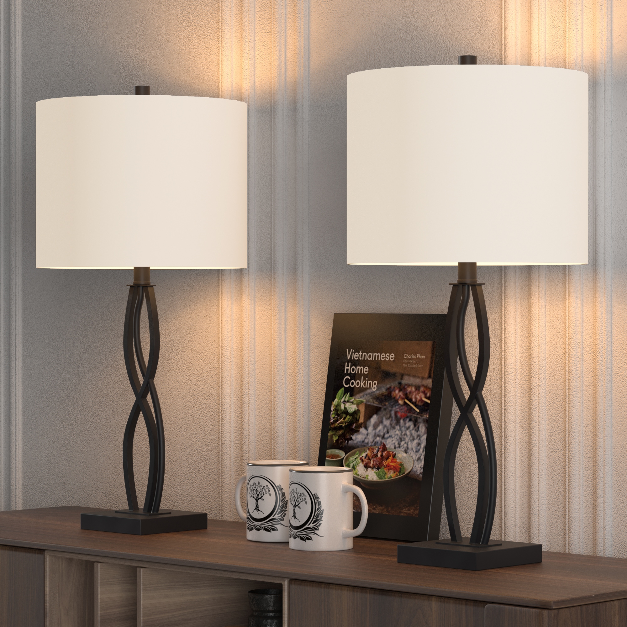 Maxax T168-BK Table-Lamps - View #3