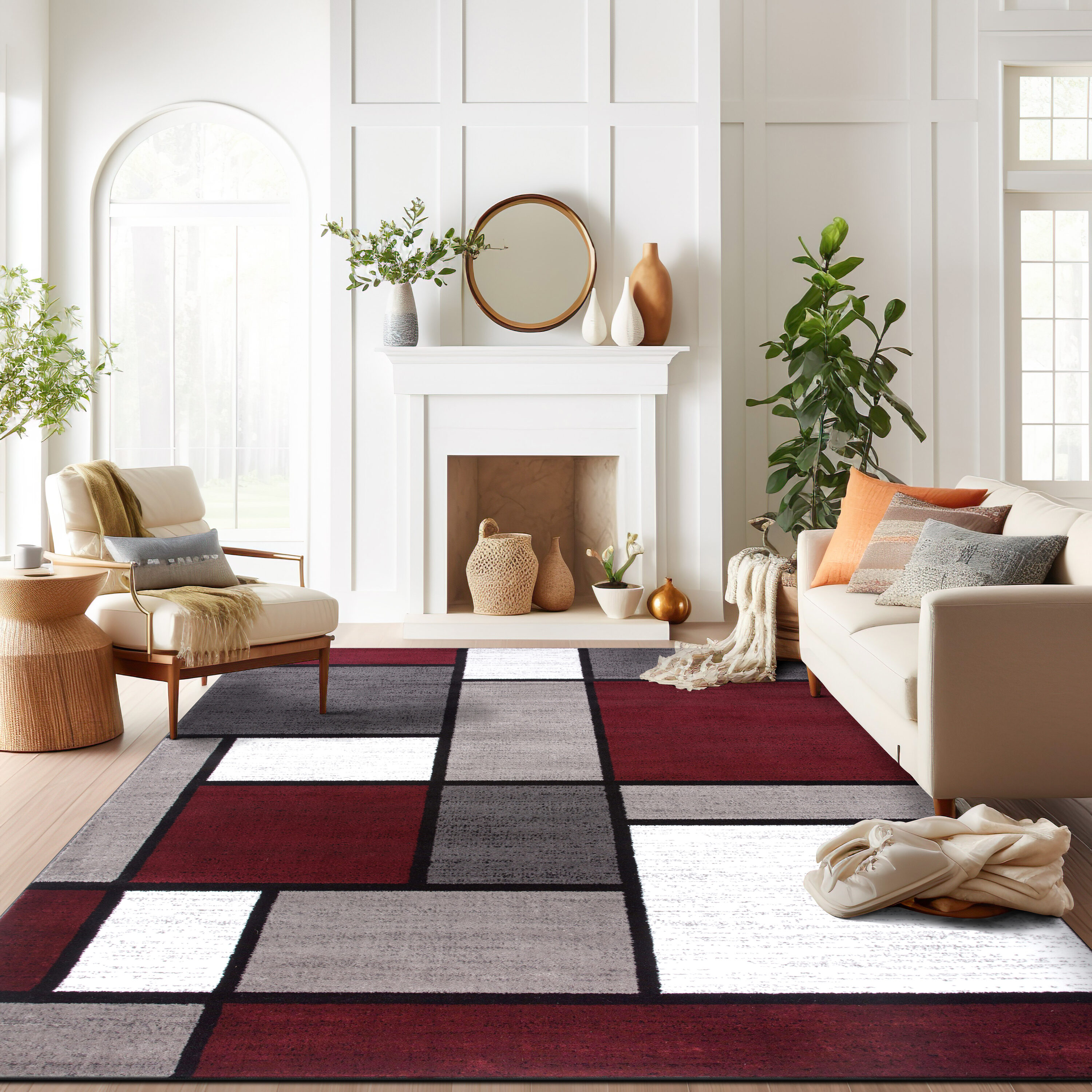 World Rug Gallery 106 RED 5X8 rugs - View #7