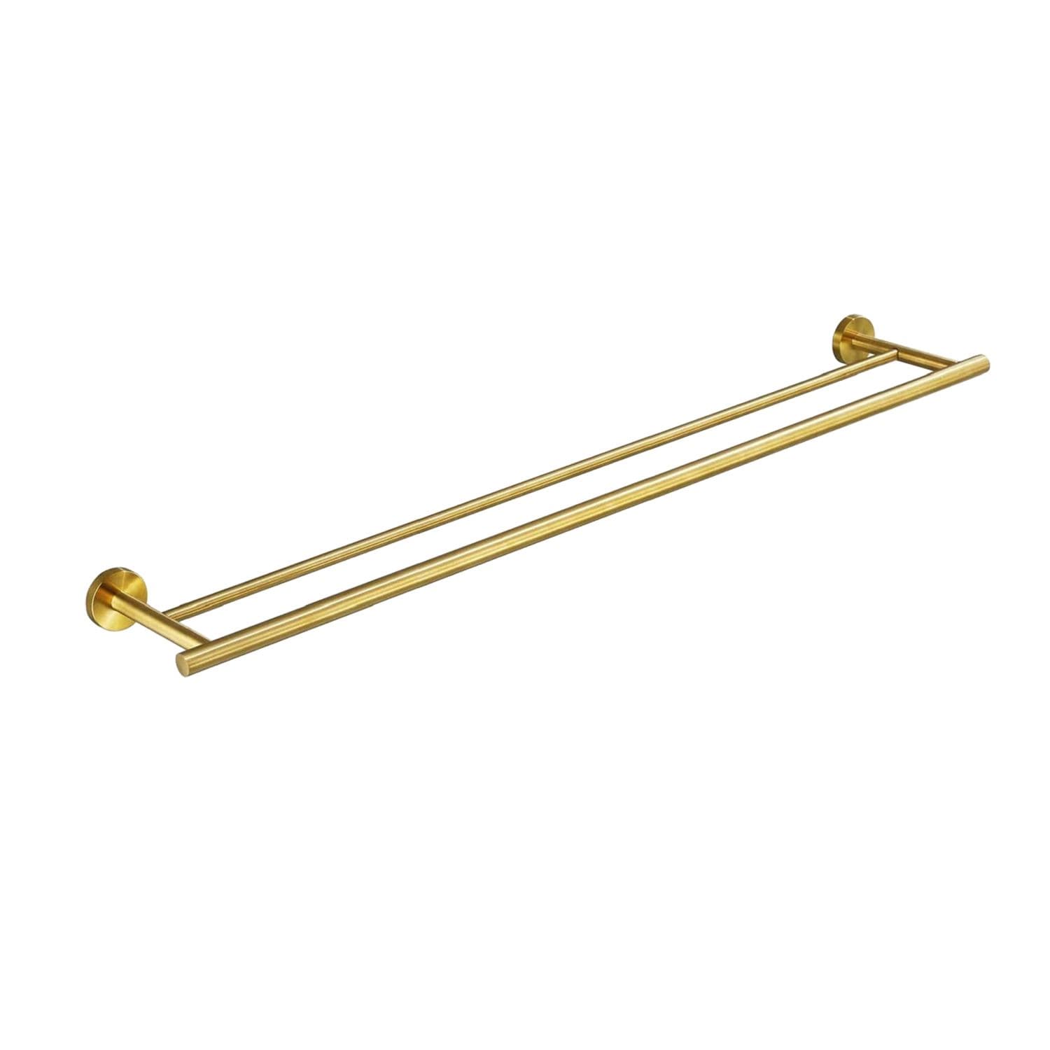 Slickblue 23.6-in Wall Mounted Storage Towel Bar with Stainless Steel Construction for Laundry Room - Available in Different Colors