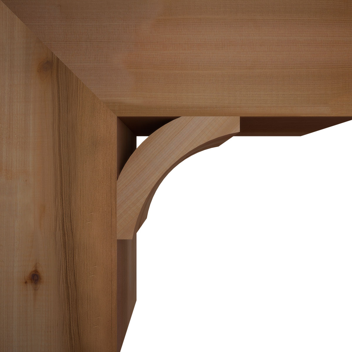 Ekena Millwork BKT06X18X18THR05SWR Exterior-Brackets-Braces - View #3