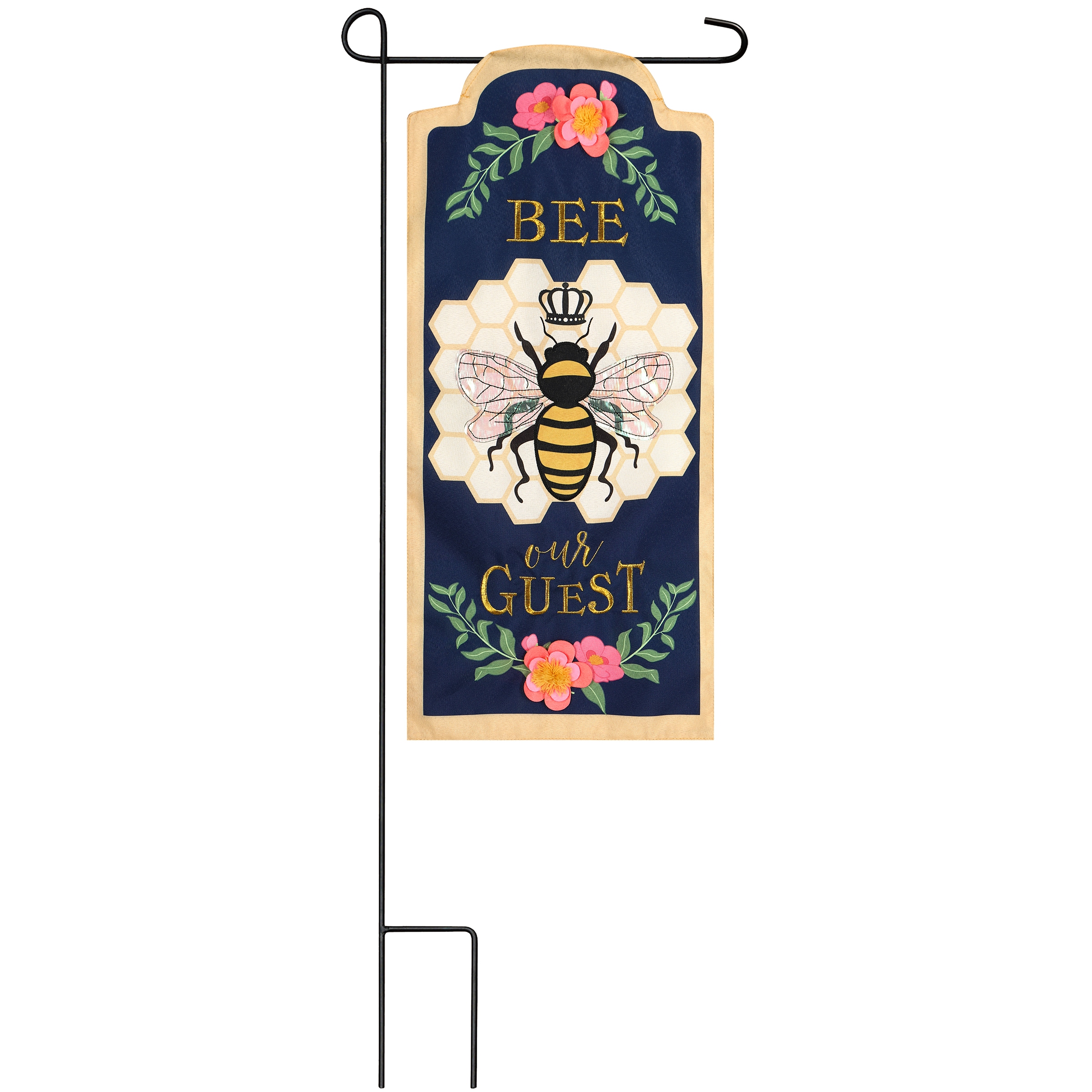 Style Selections ZLW14L9668 1.04-ft W x 2.33-ft H Bugs Embroidered Flag Kit