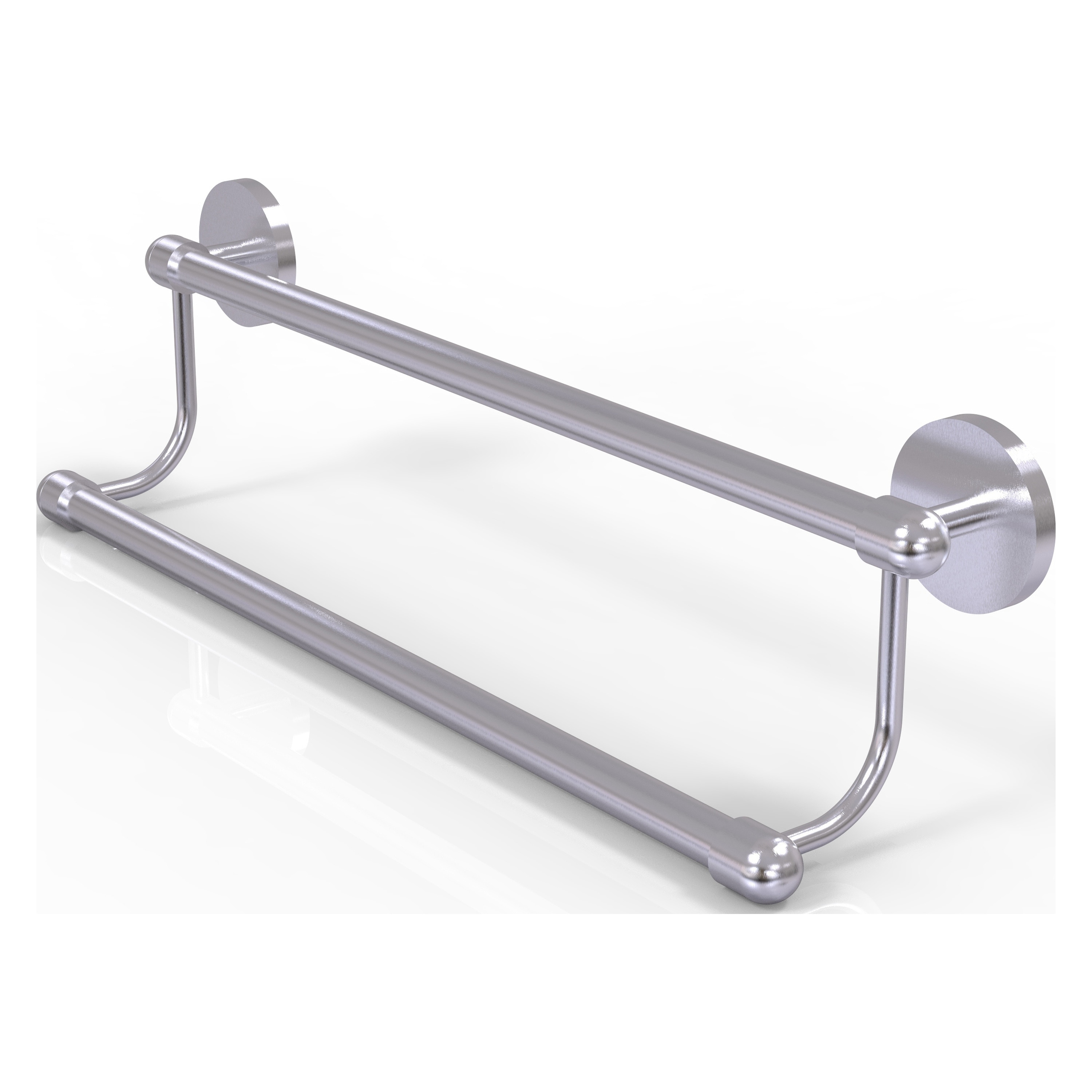 Allied Brass TA-72/36-SCH Tango 36-in double Satin Chrome Wall mount Double Towel Bar