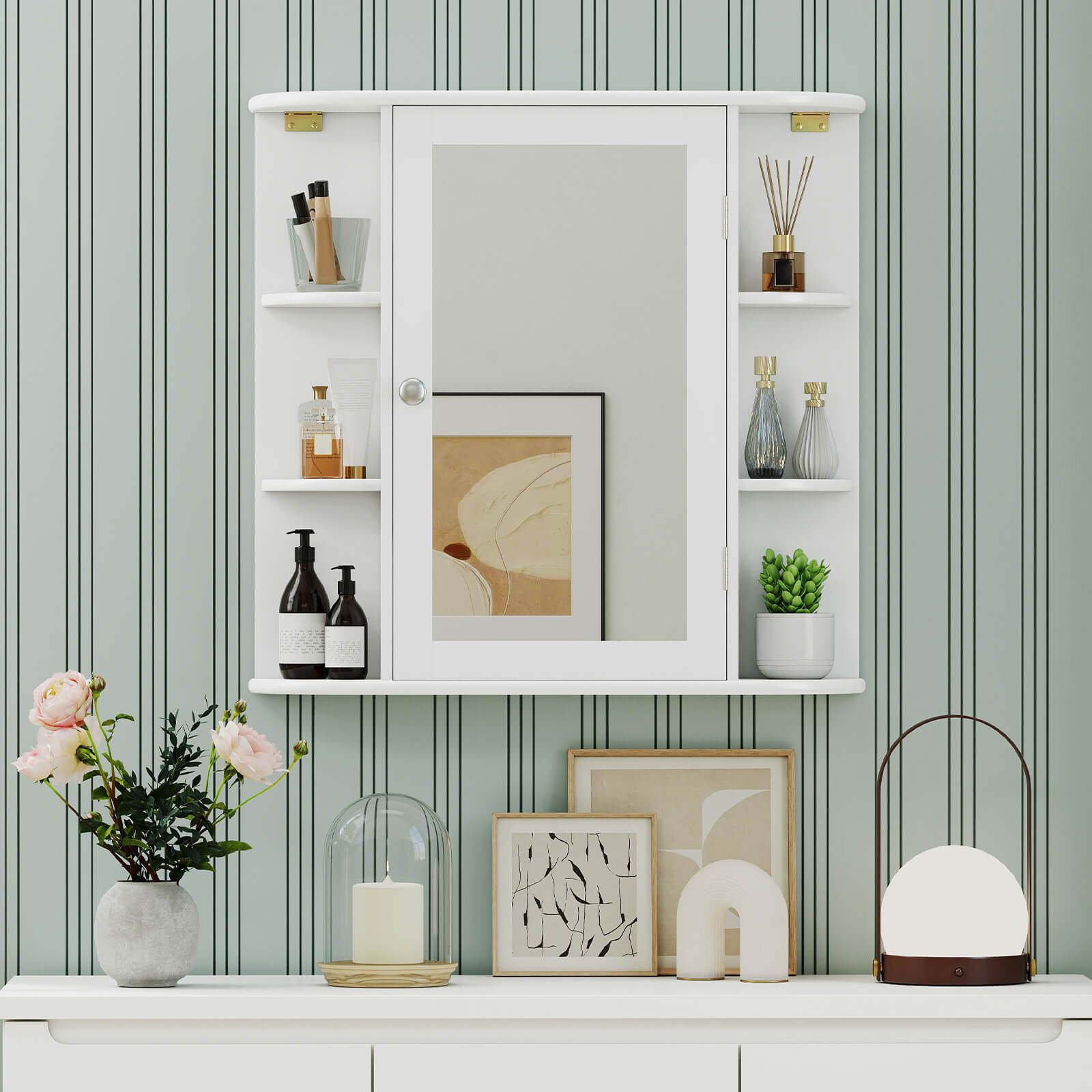 Costway CSHY000140 Bathroom-Medicine-Cabinets - View #5