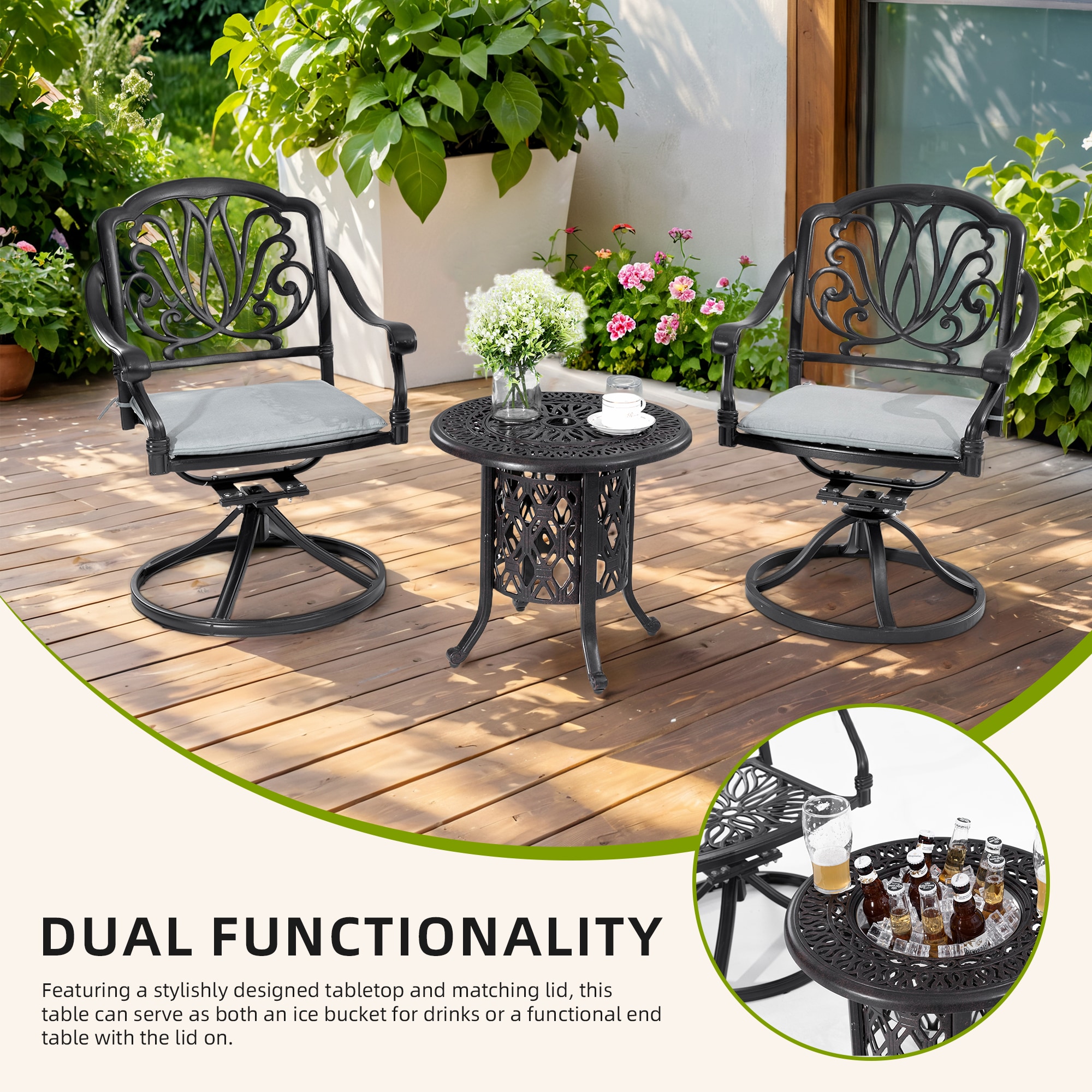 Forclover DASE-0425 Patio-Tables - View #10