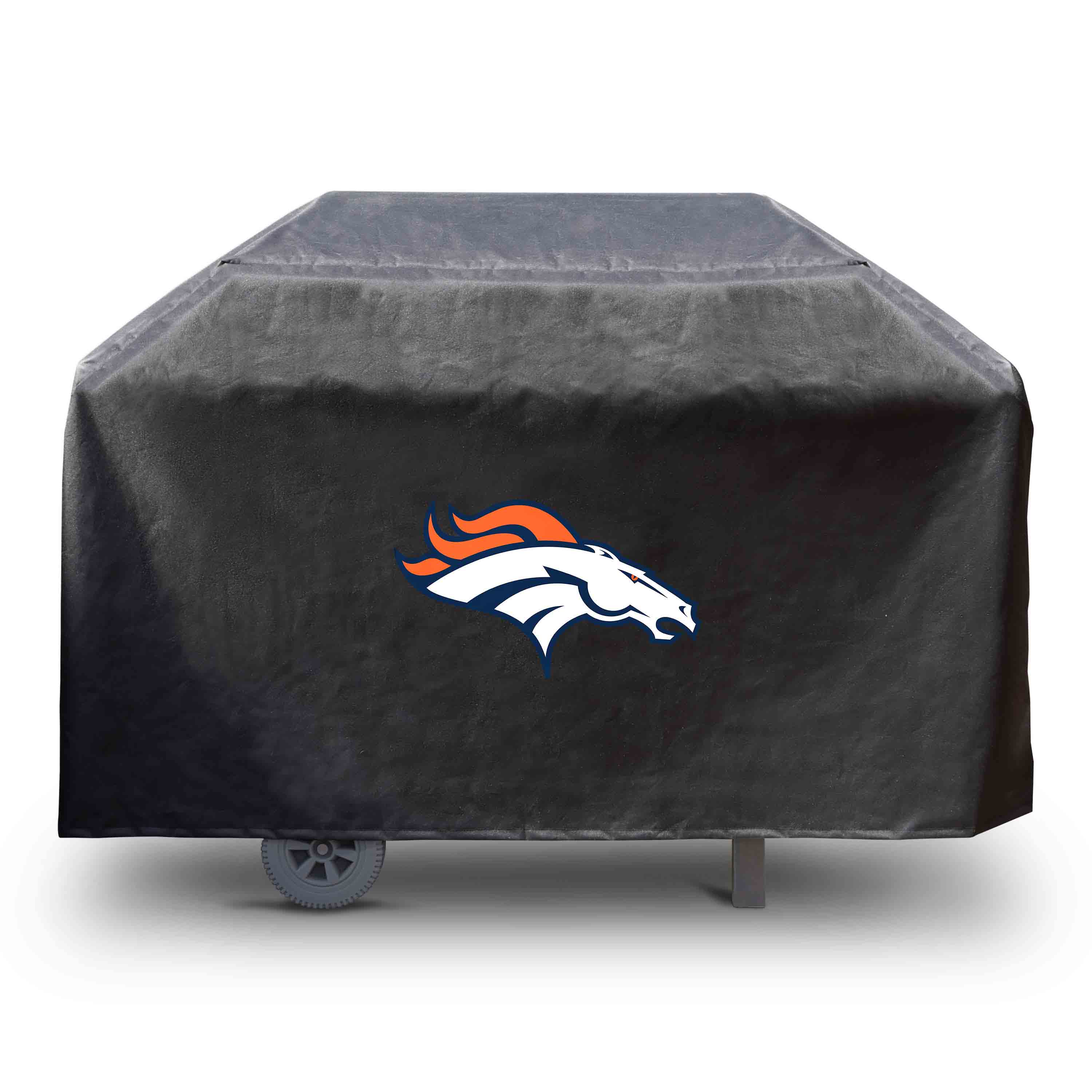 FANMATS 41145 Denver Broncos 4 burner grill cover 68-Inches W x 35-Inches H Black Fits most Cover