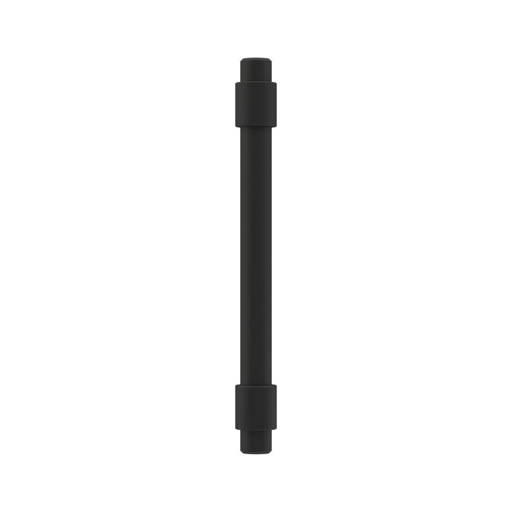 Matte Black Steel Modern Cabinet Bar Pull with Mounting Hardware