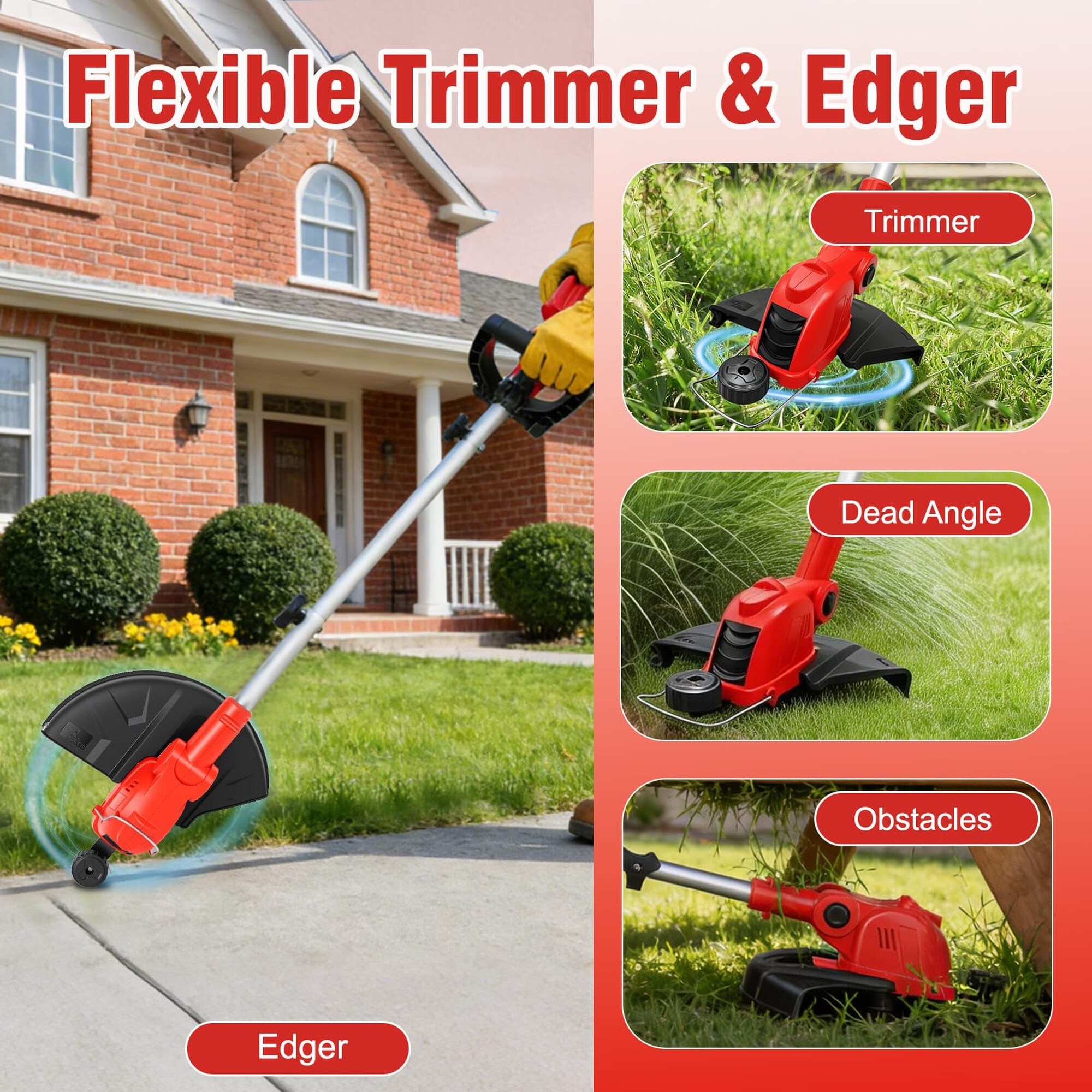 Numhew NHDREW400852 Cordless-String-Trimmers - View #3