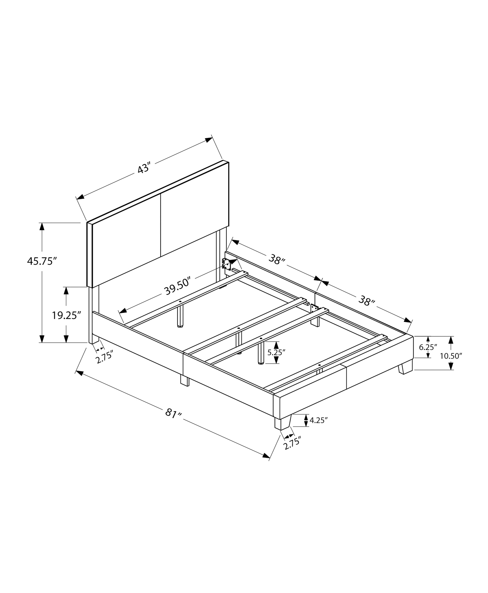 Monarch Specialties LO5910T beds - View #4