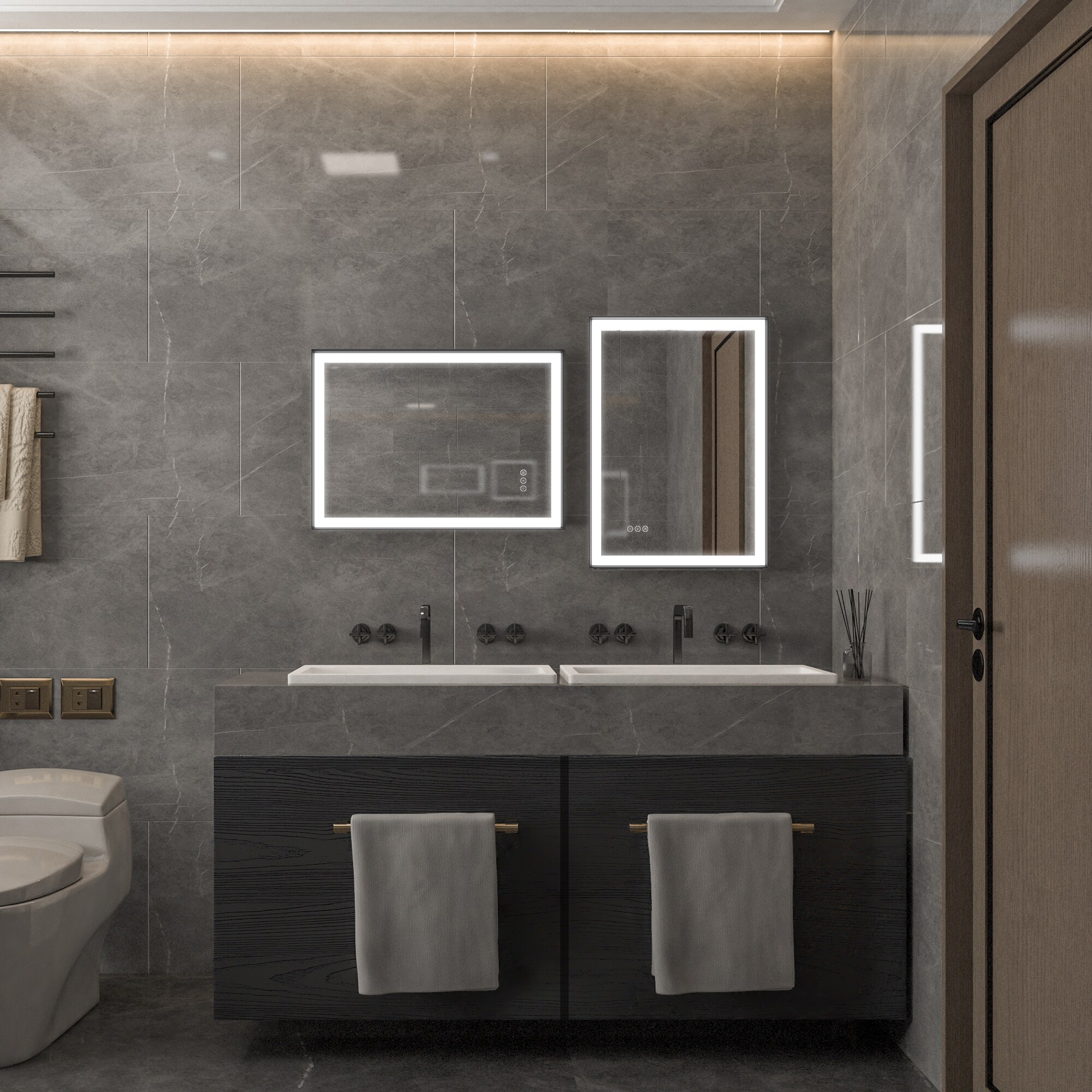 Maxax MS02-2028-AA Framed-Bath-Mirrors - View #2