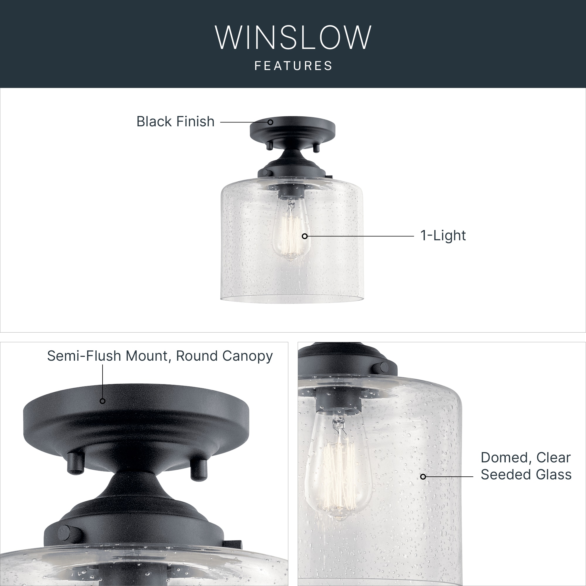 Kichler 44033BK flushmounts - View #4
