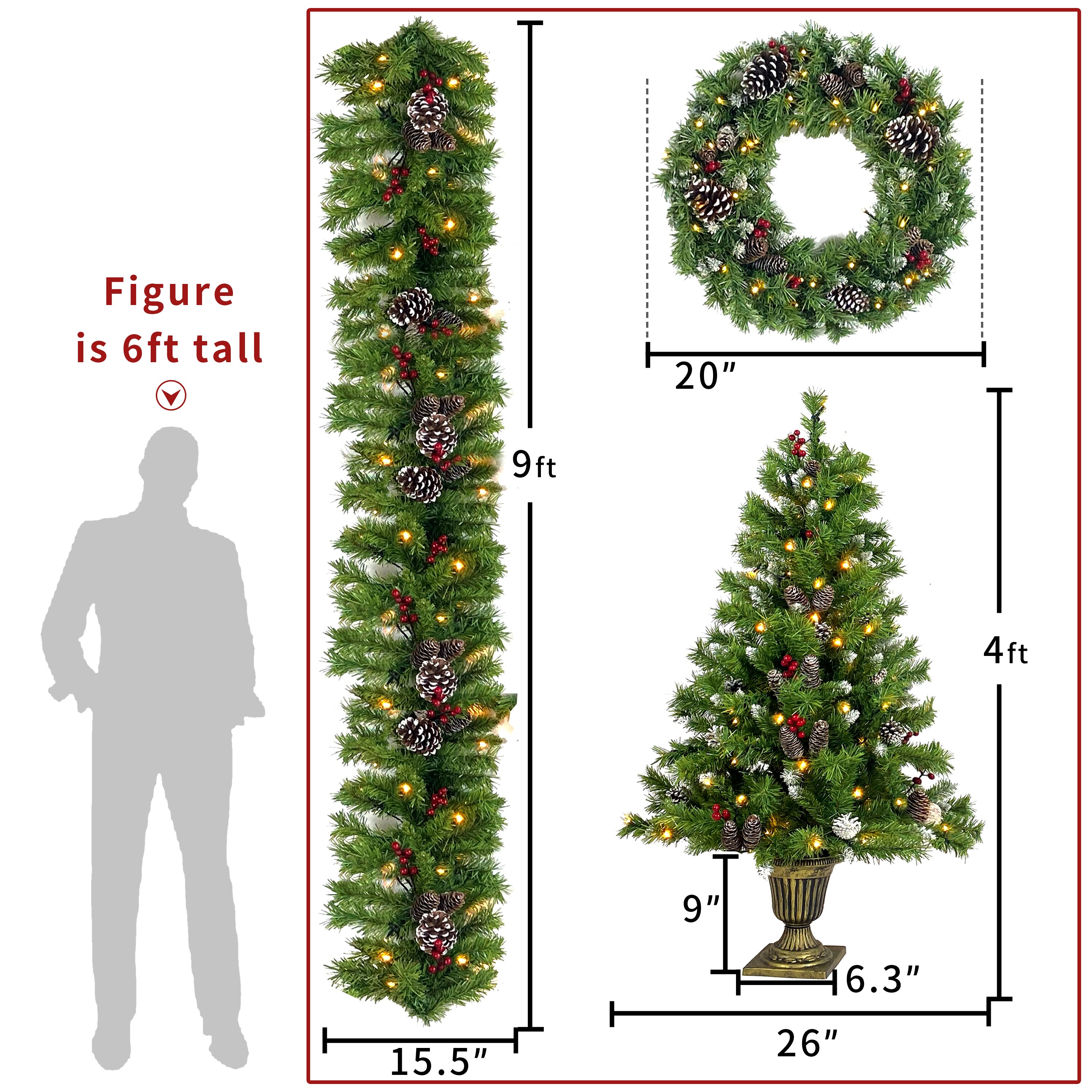 Runesay CHTREE-10 Artificial-Christmas-Trees - View #5