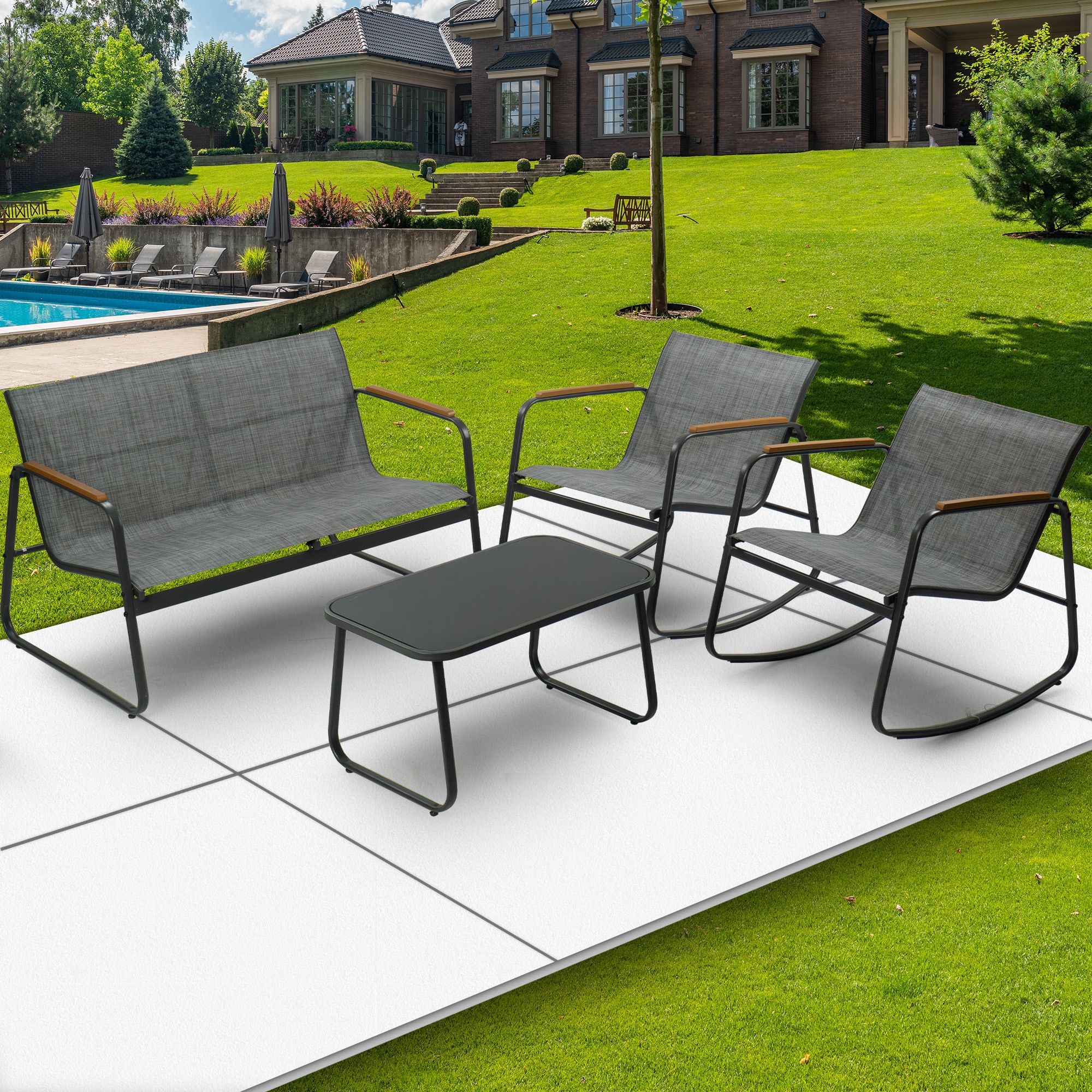 Kozyard KZFR607GR Patio-Conversation-Sets - View #4