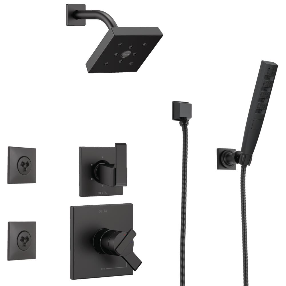 Delta  Ara Matte Black 6-Setting 17 Series Custom Shower System