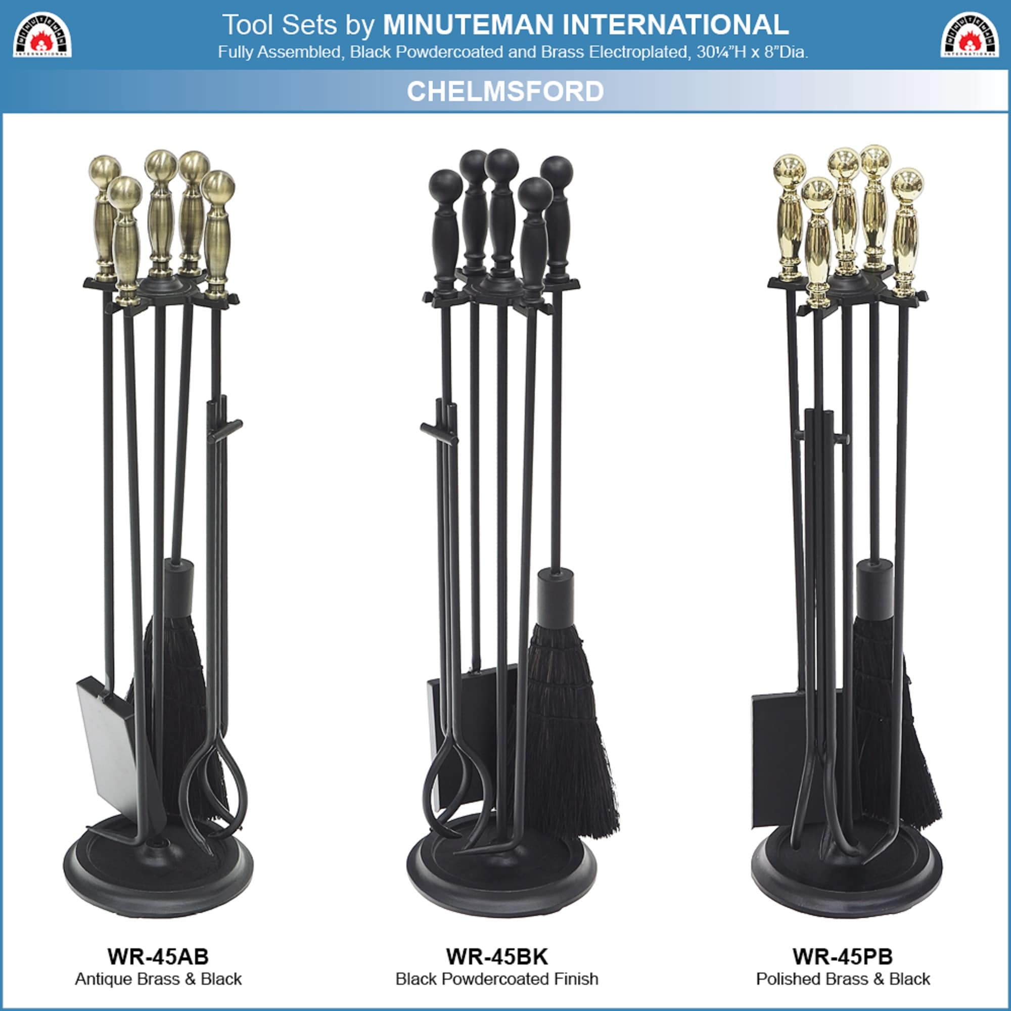 Minuteman International WR-45PB Fireplace-Tools - View #4