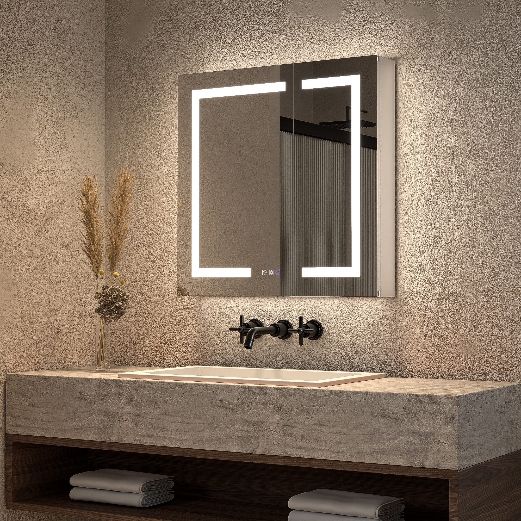 ExBrite LWSDHMC3030V3 Bathroom-Medicine-Cabinets - View #20