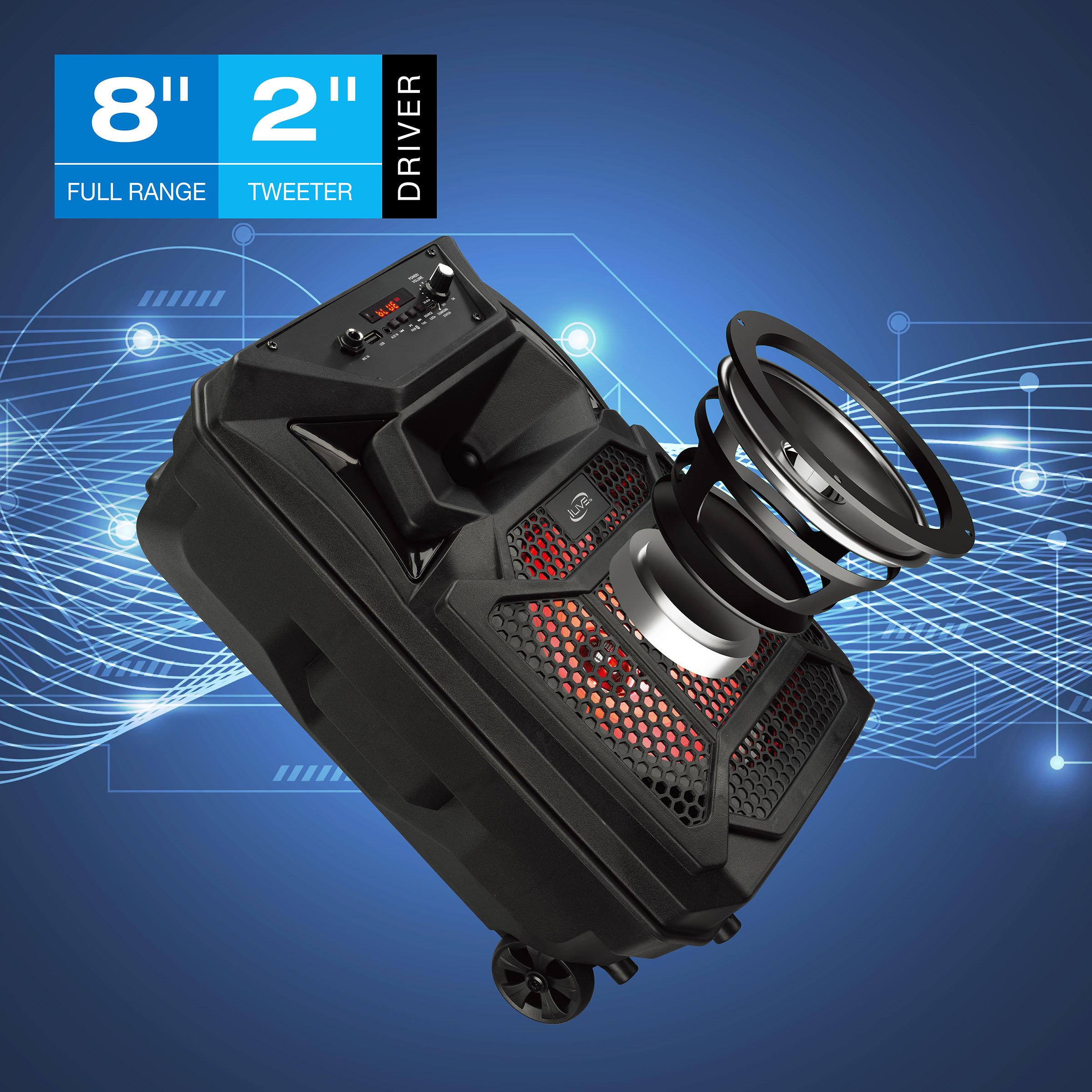 iLive ISB352B Portable-Speakers - View #6