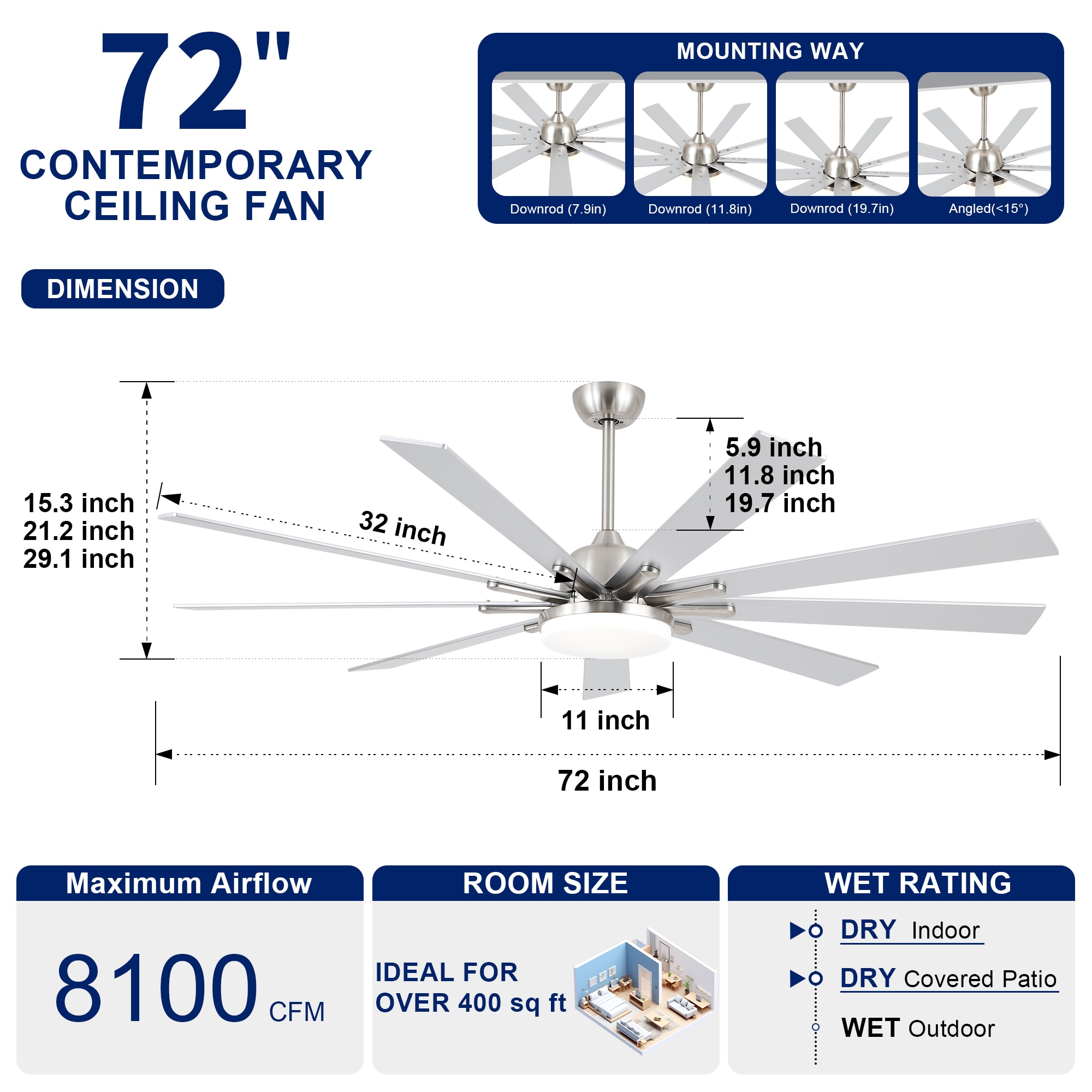 YUHAO LSDC1203SN722 Ceiling-Fans - View #6