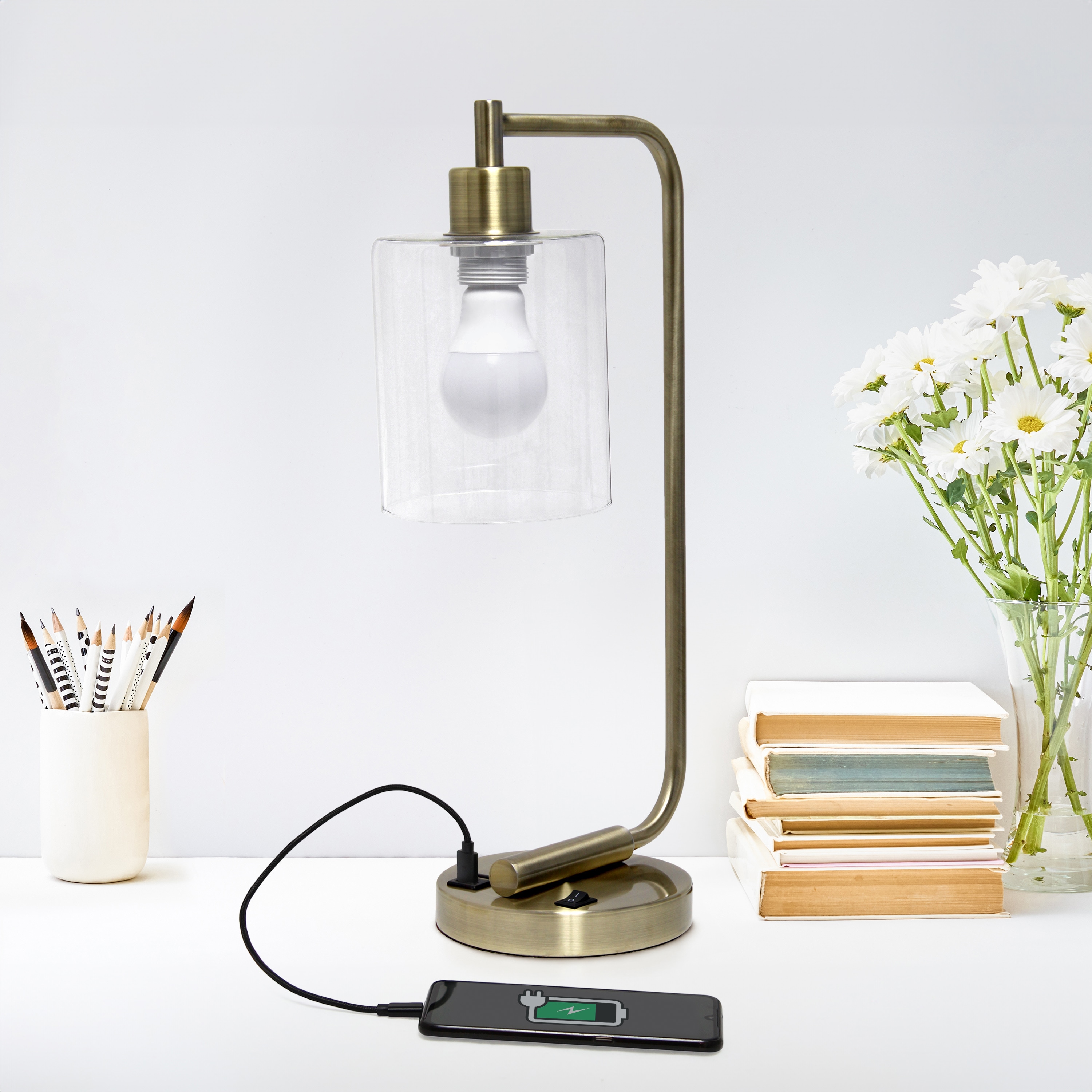 Creekwood Home CWD-1017-AB Desk-Table-Lamps - View #4