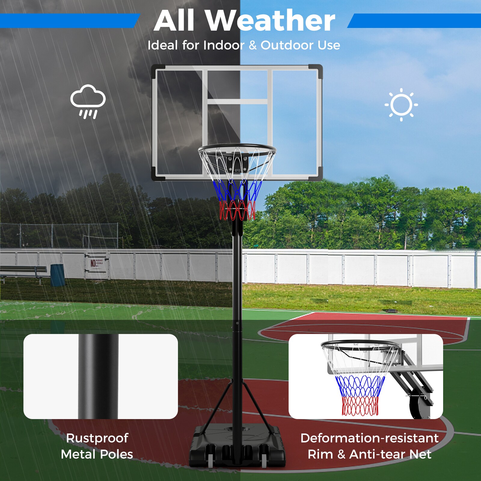 Slickblue D-CO-97183PS Basketball-System - View #4