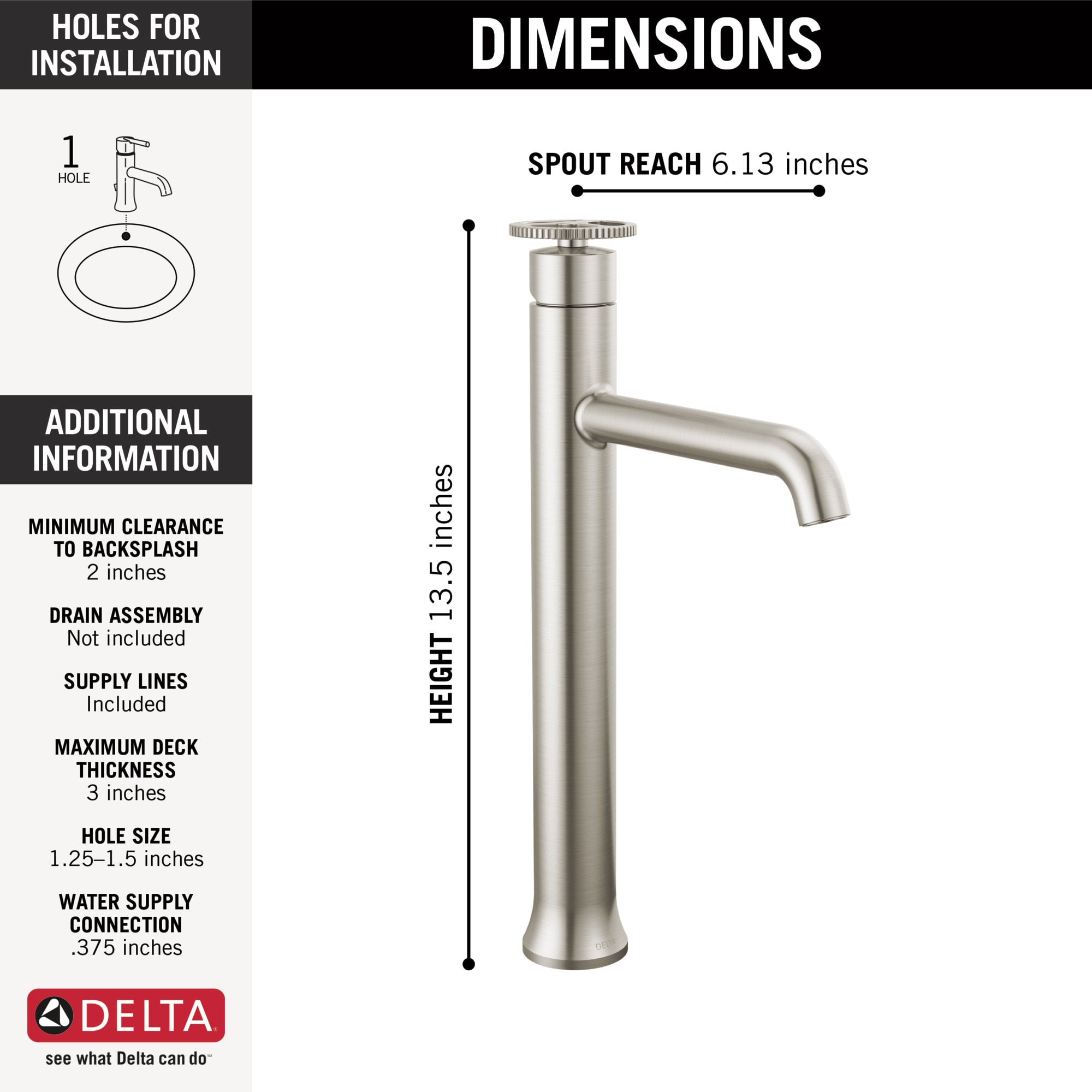 Delta 758-SS-DST Lavatory-Faucets - View #2