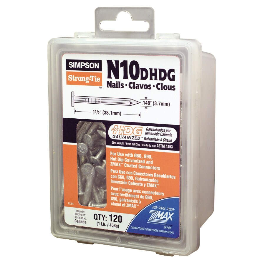 Simpson Strong-Tie N10DHDG 1-1/2-in Common Nails