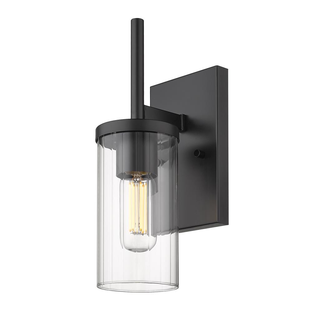 Golden Lighting 7011-1W BLK-CLR b090000 - View #4