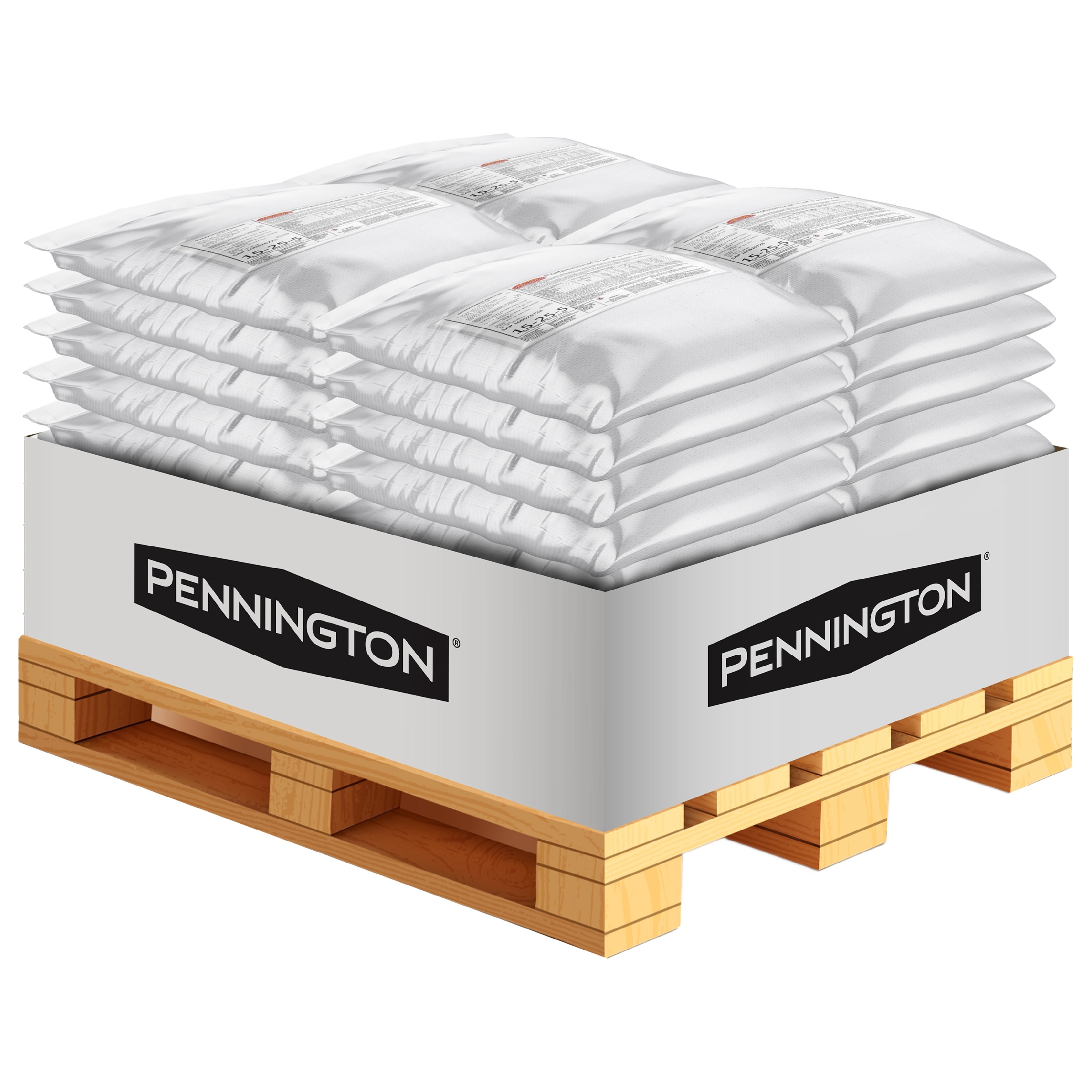 Pennington 100526728 Professional Turf Fertilizer by Seed Pallet 50-lb 11000-sq ft 15-25-5 All Purpose Lawn Starter Fertilizer