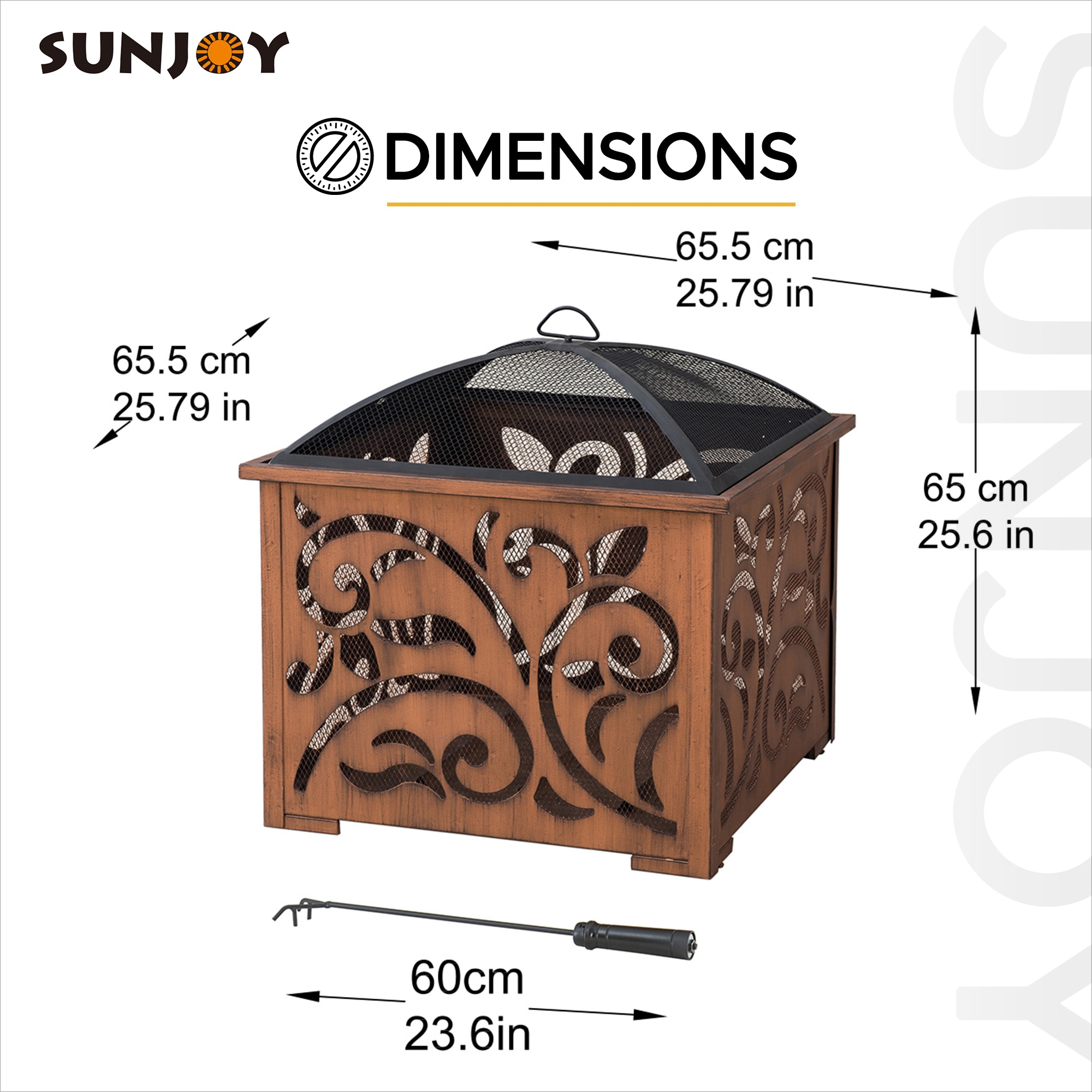 Sunjoy A301016900 Outdoor-Woodburning-Firepits - View #6