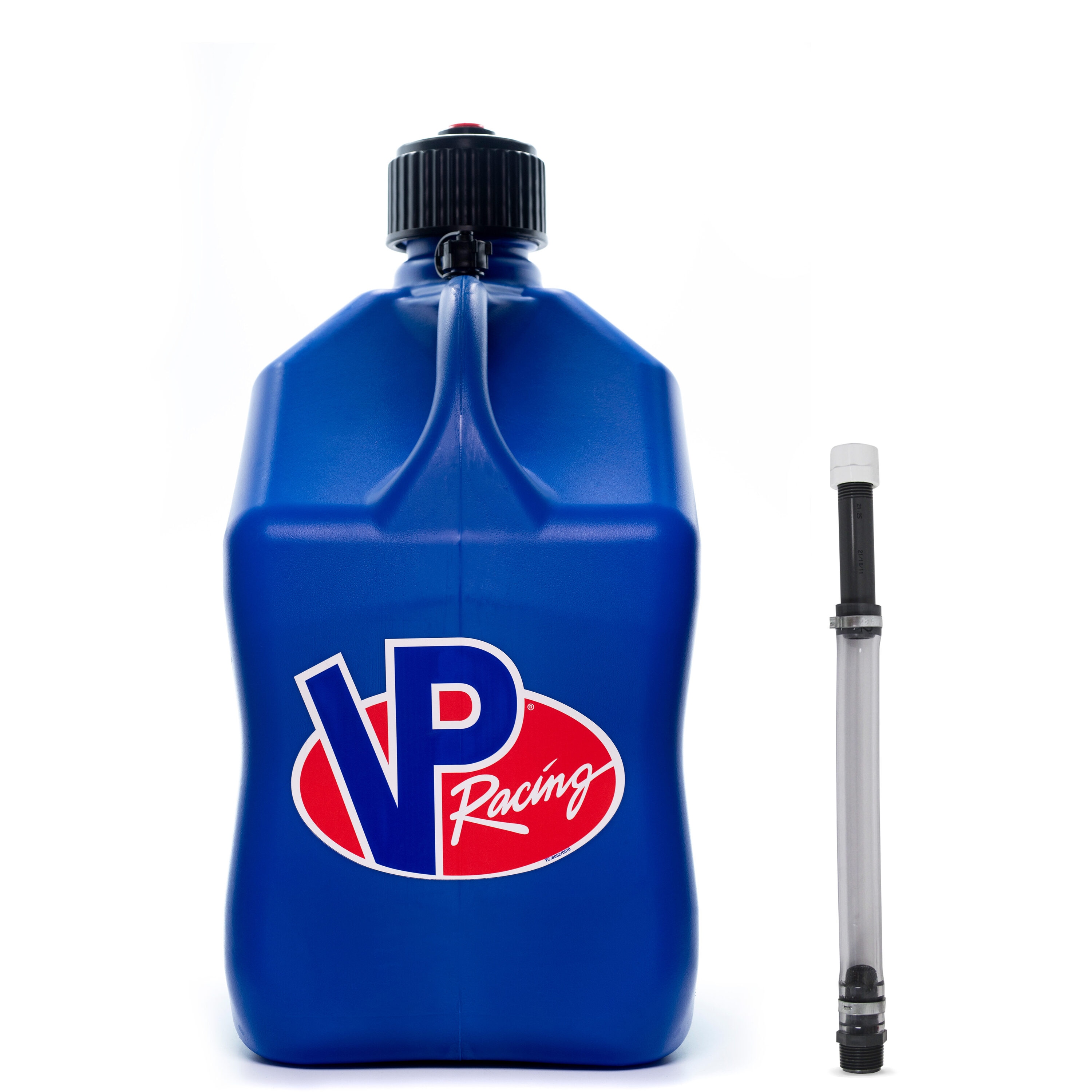 VP Racing Fuels 3536-CA Blue 5.5-Gallon Motorsport Container Utility Jug W/ Deluxe Hose