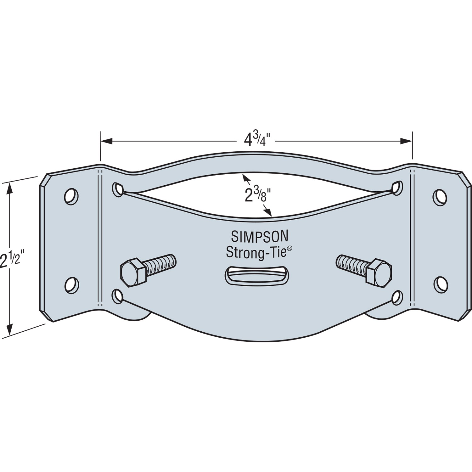 Simpson Strong-Tie PGTIC2-R Trusses-And-Rafter-Ties - View #3