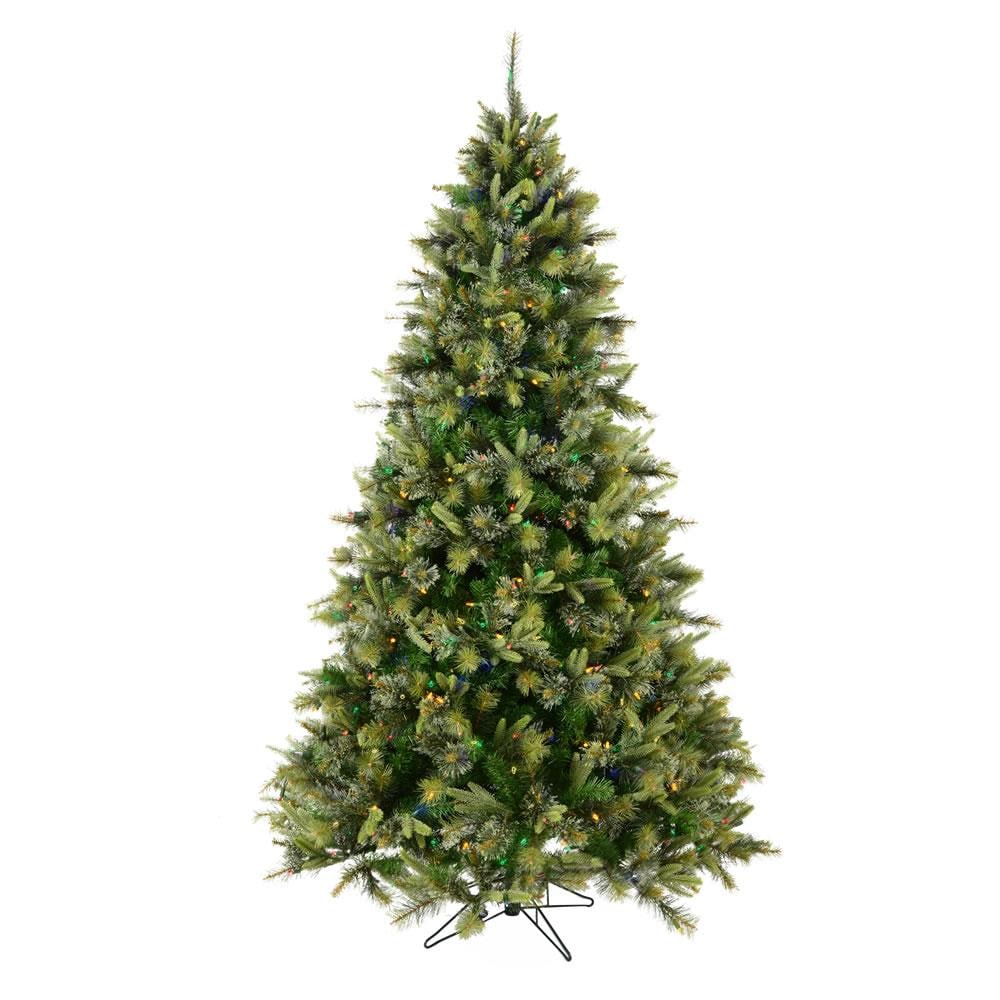 Vickerman A118282LED 8.5-Feet Pre-lit Artificial Christmas Tree with Multicolor LED Lights