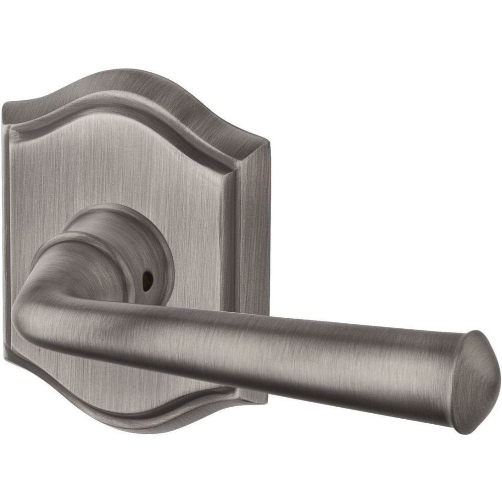 Baldwin PVFEDTAR152  Reserve Matte Antique Nickel Interior Bed/Bath Privacy Door Handle