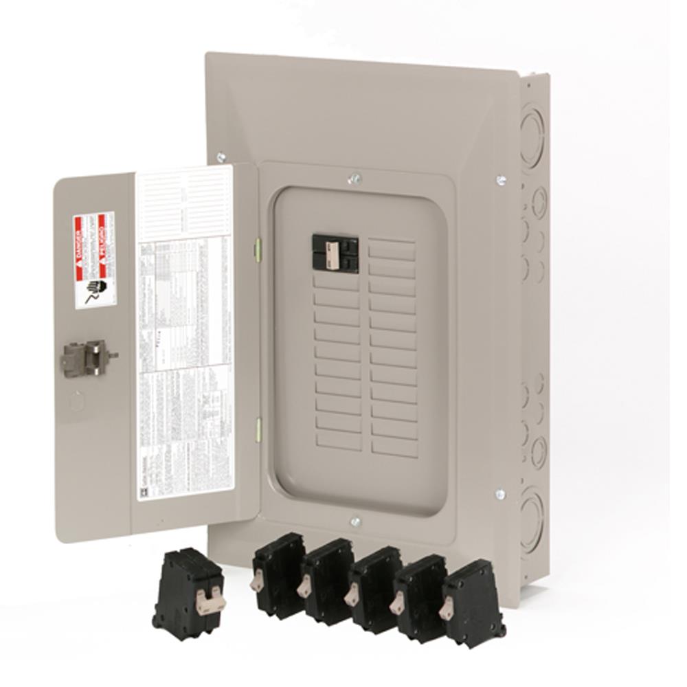 Eaton CH22B100V Type CH 100-Amp 22-Spaces 44-Circuit Indoor Main Breaker Load Center (Value Pack)