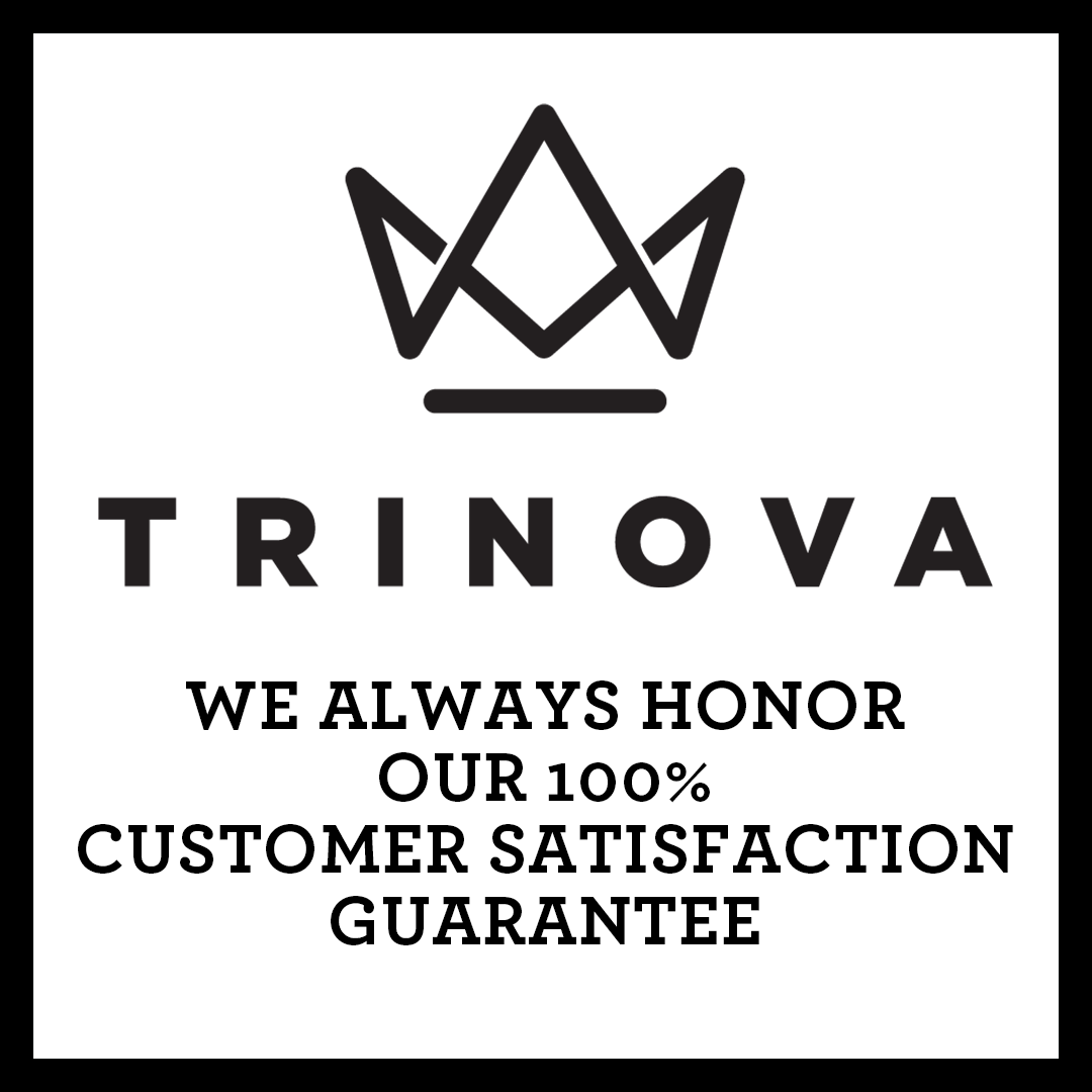 TriNova Premium Stainless Steel Cleaner and Polish - for Commercial Refrigerators with Microfiber Cleaning cloth. Cleaning Spray for Appliances