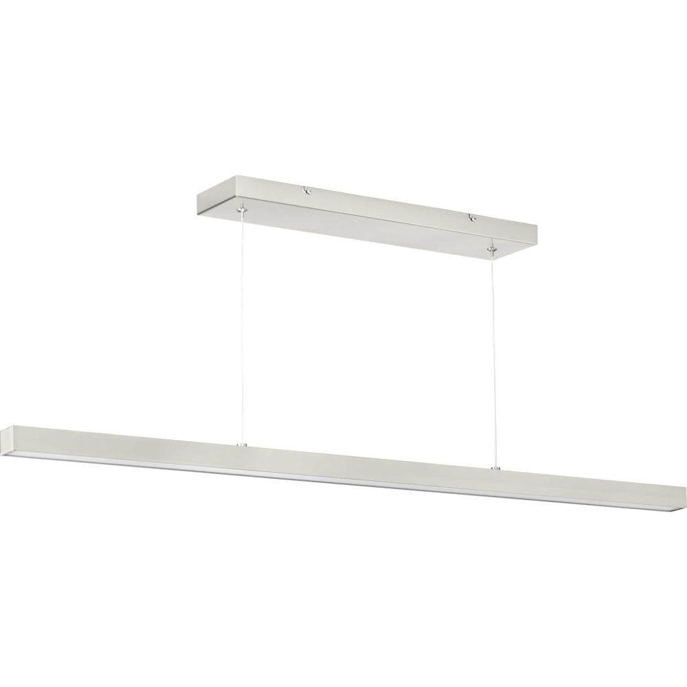 Progress Lighting P500276-009-30 Planck LED Brushed Nickel Traditional Linear LED Hanging Pendant Light