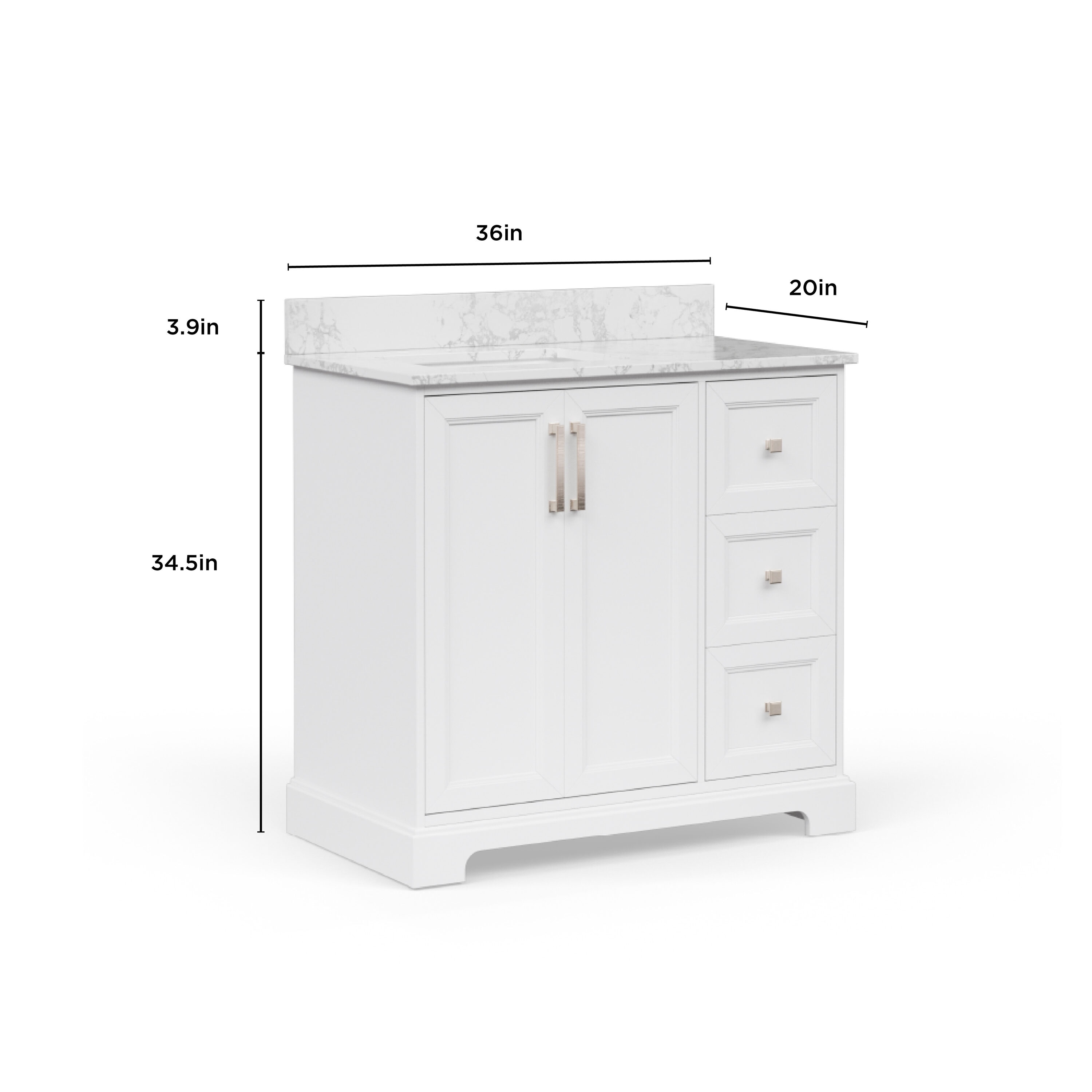 allen + roth LWS36TSVW Bath-Vanity-Combo - View #6