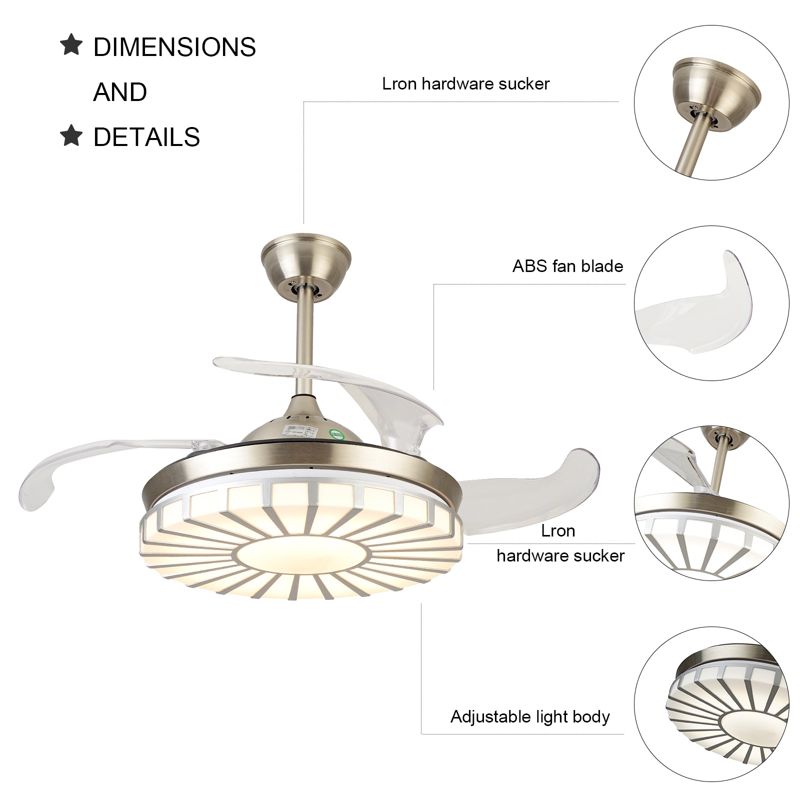 Oukaning HG-HCX-2177 Ceiling-Fans - View #5