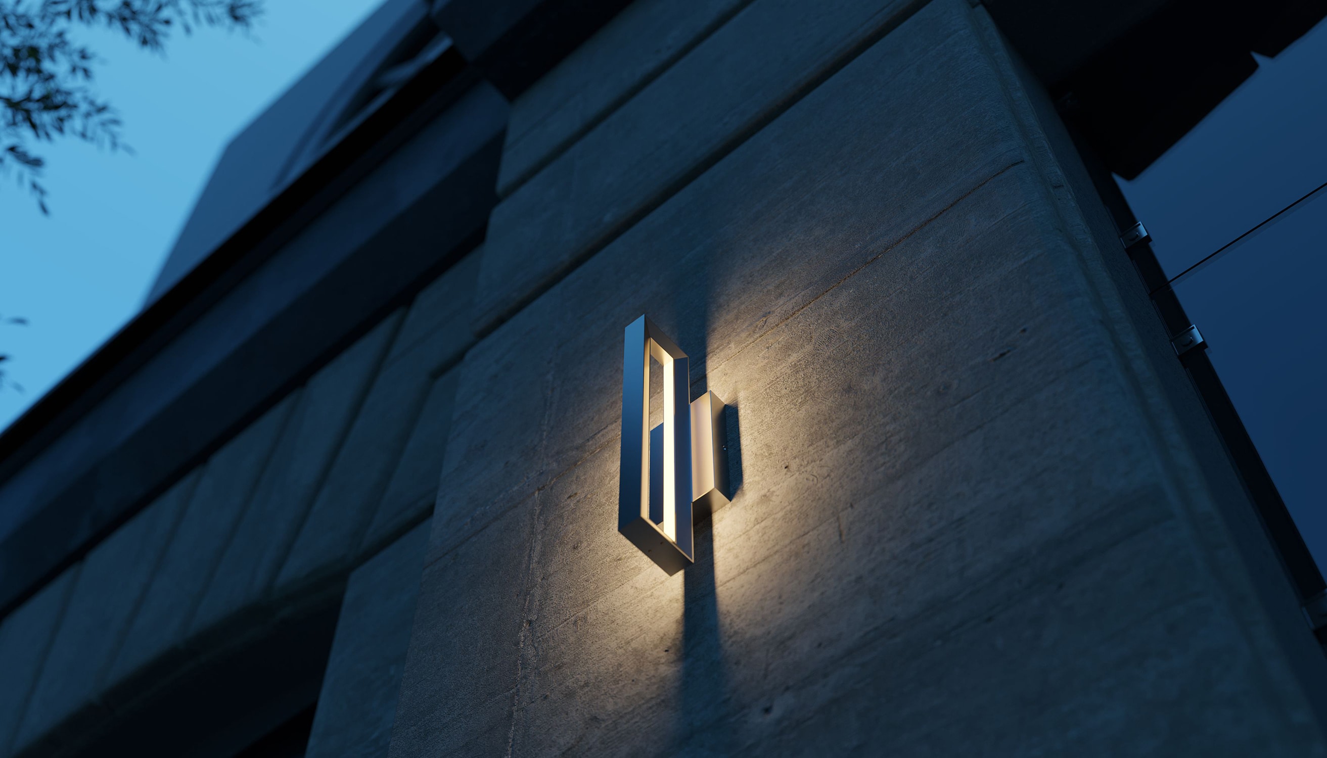 Liam 18" Painted Nickel LED Outdoor Wall Sconce