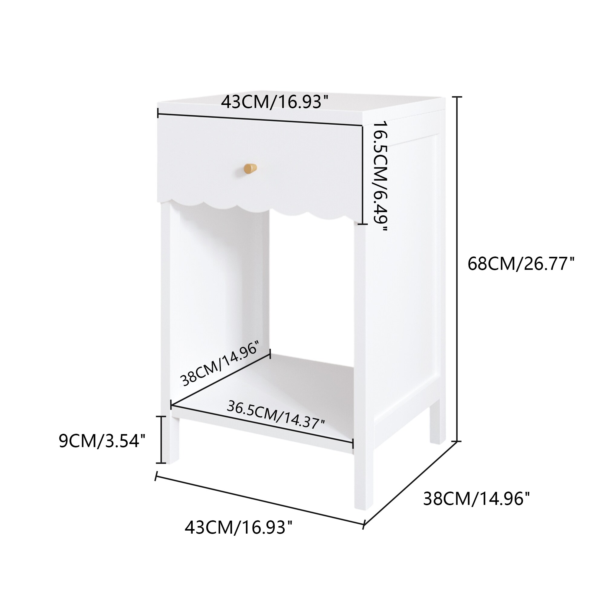 Huluwat RY-8P298016 nightstands - View #15