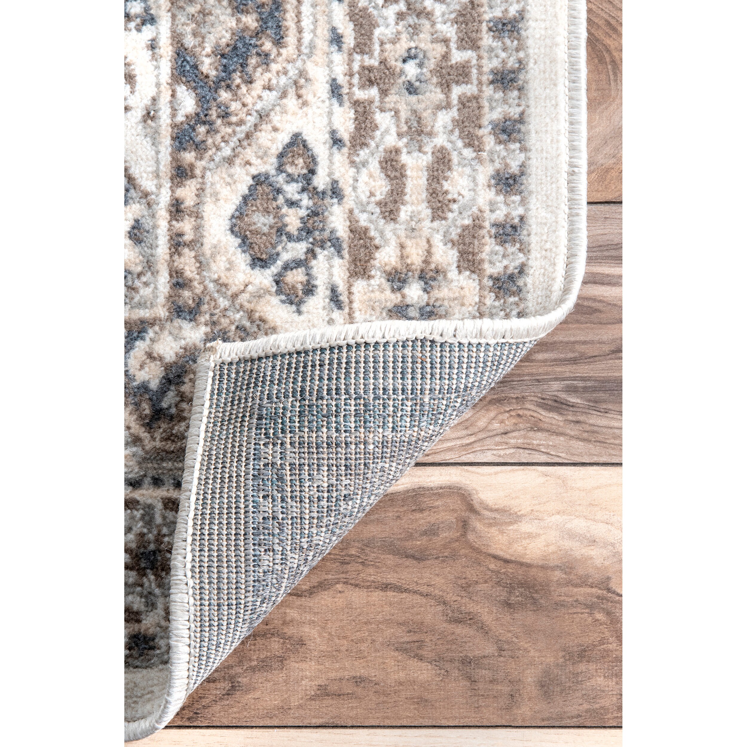 nuLOOM Amia Modern Tribal Area Rug - 4' 4 x 6' - Beige