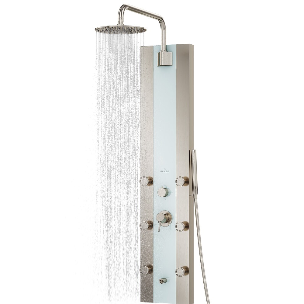 PULSE 1039W-BN-1.8GPM Showerhead-Bar-Panels - View #2