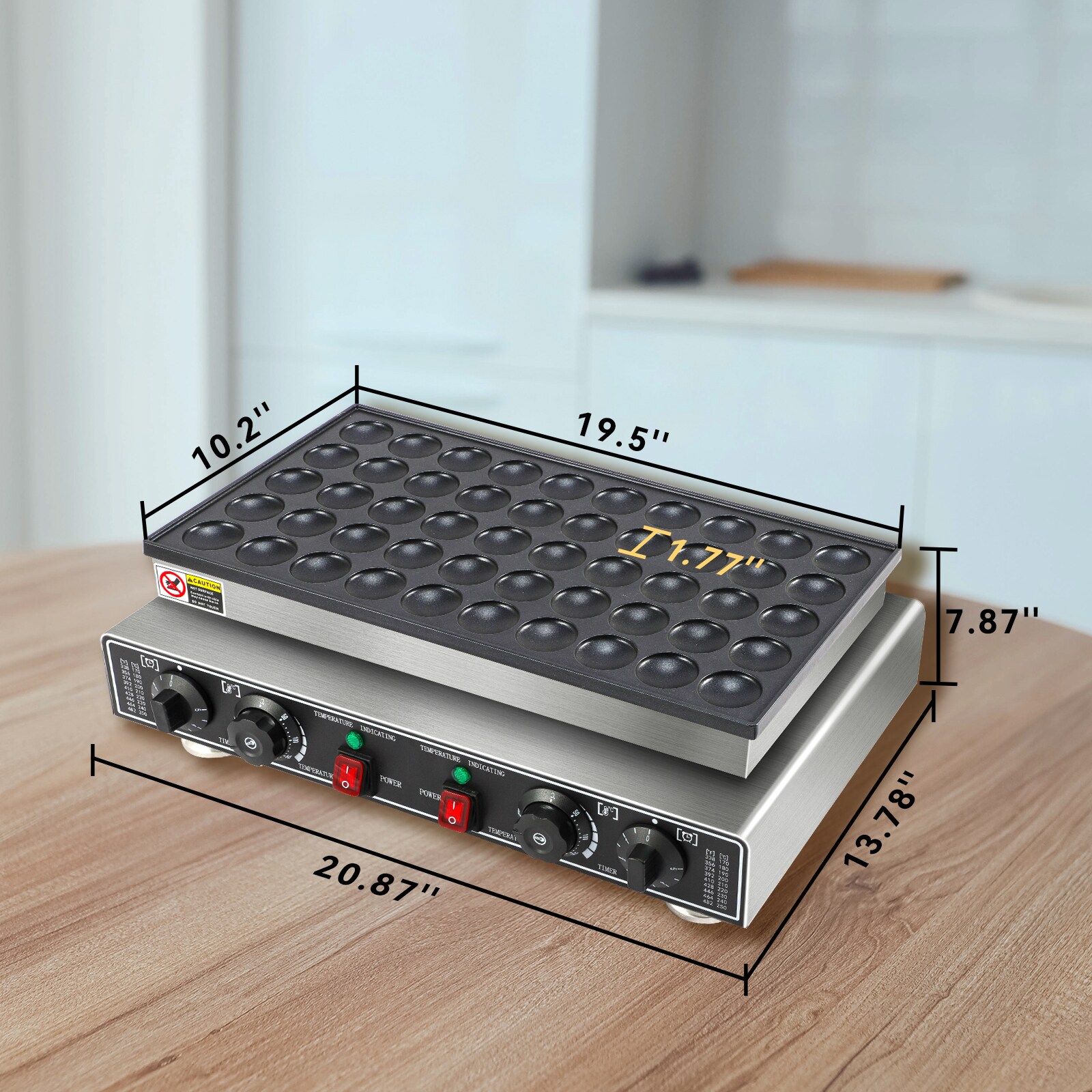 IdealHouse CMC-RIMA-MASQ0WSY Waffle-Makers - View #6