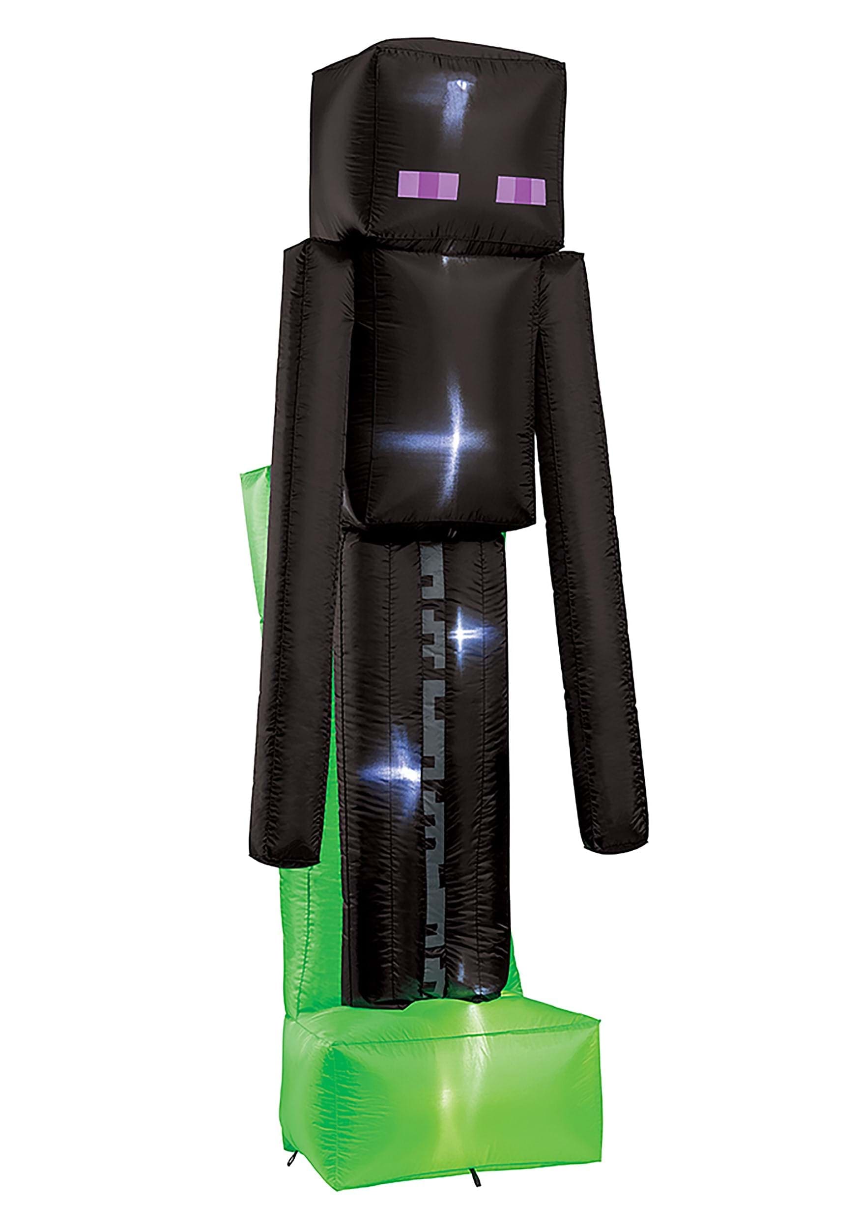 Disguise 8FT Minecraft Inflatable Enderman Halloween Prop Video Game Decorations Standard