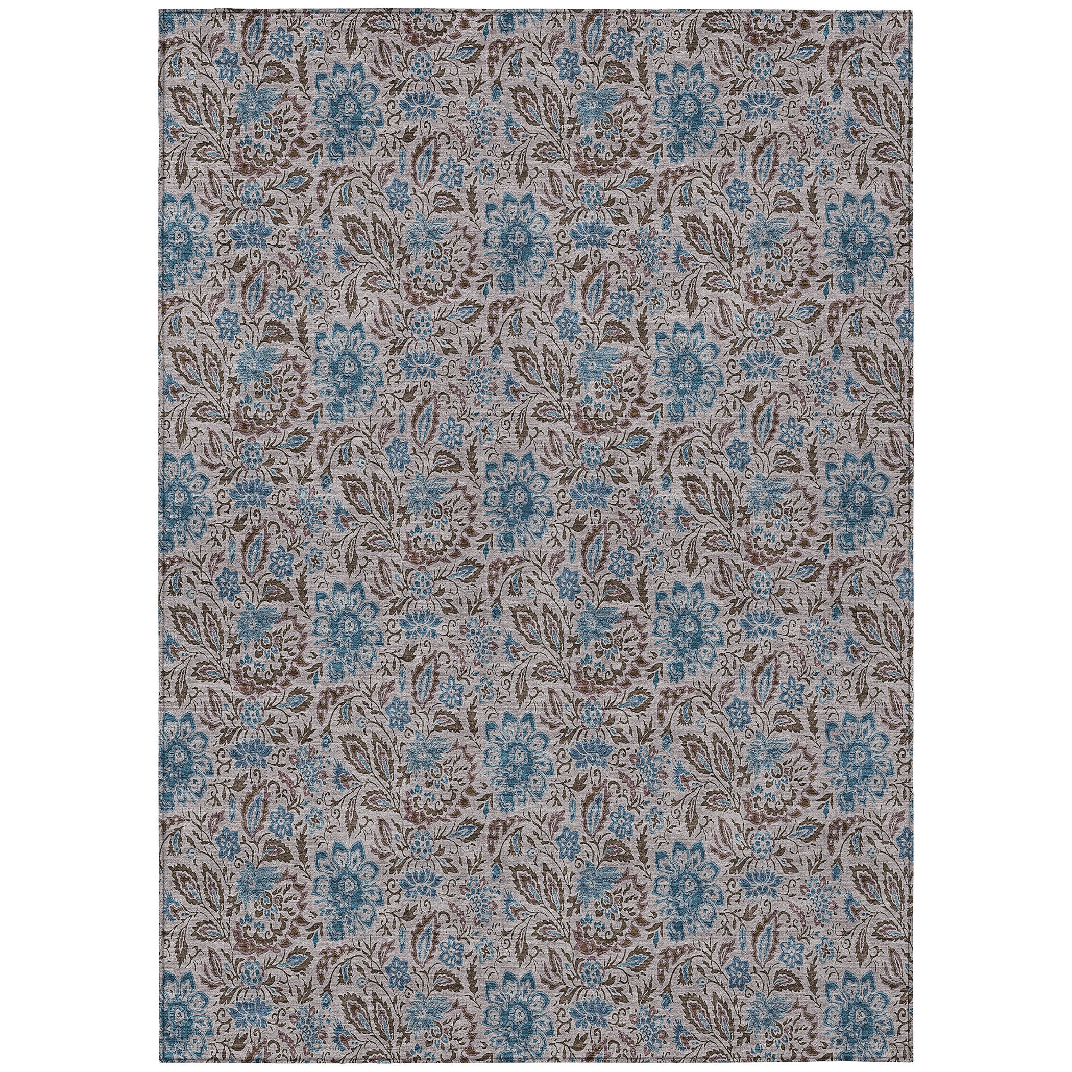 Addison Rugs ACN660MO5X8 Chantille ACN660MO 5 x 7 (ft) Polyester Mocha Rectangular Indoor/Outdoor Geometric Machine washable Area rug